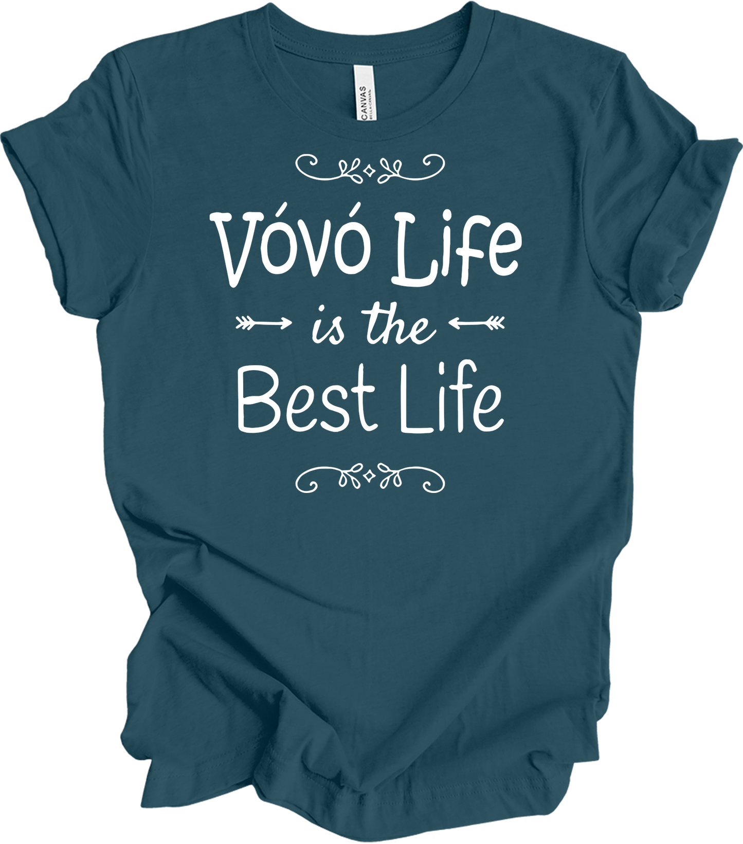 Vovó Life Best Life T-Shirt in Deep Teal