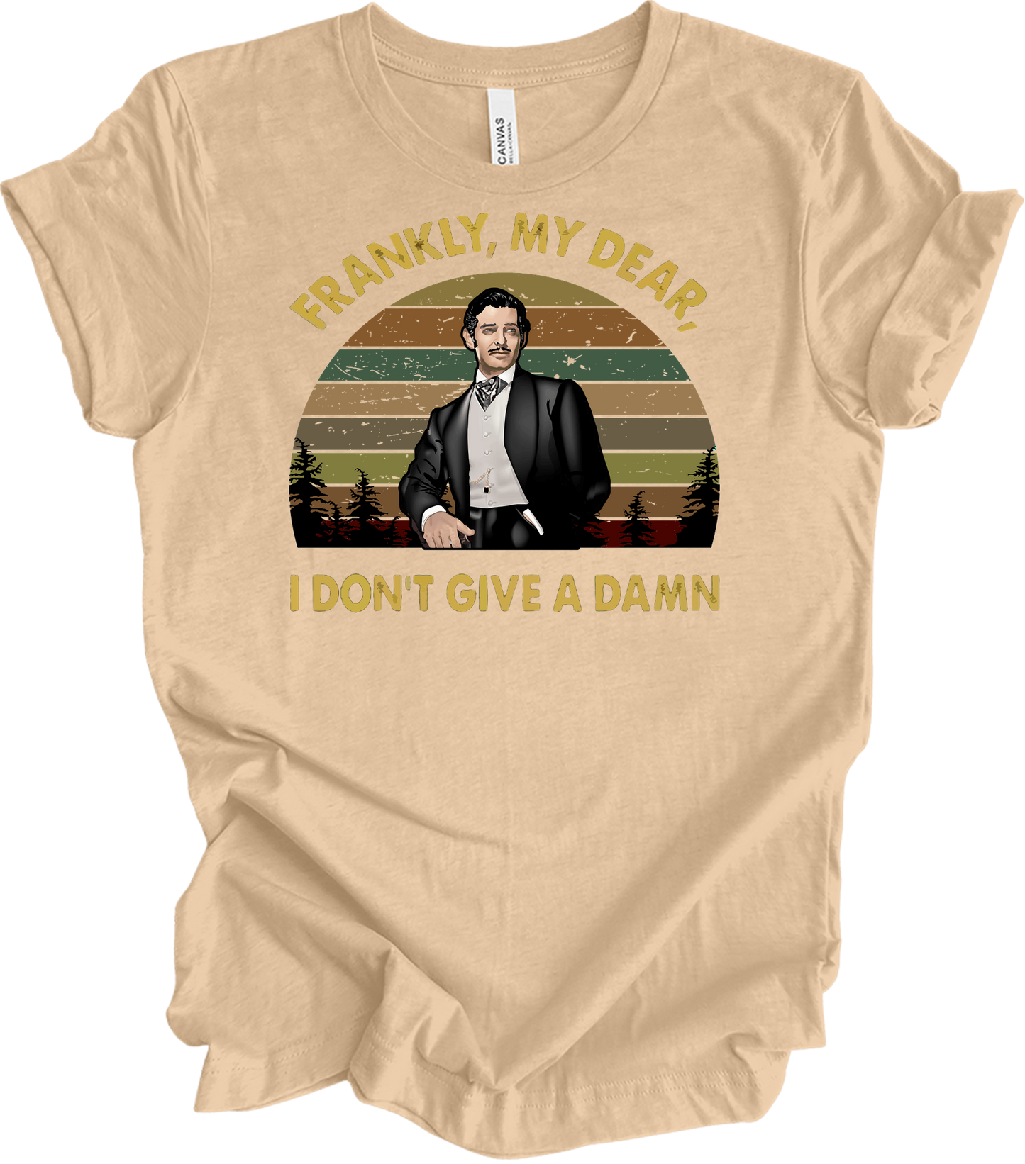 Classic Movie Quote T-Shirt in Heather Sand Dune