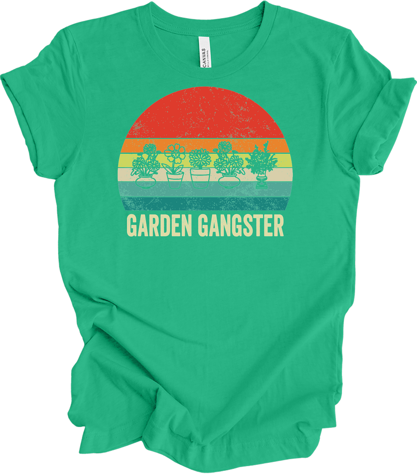 Garden Gangster - Plant Lover Gift T-Shirt in Kelly