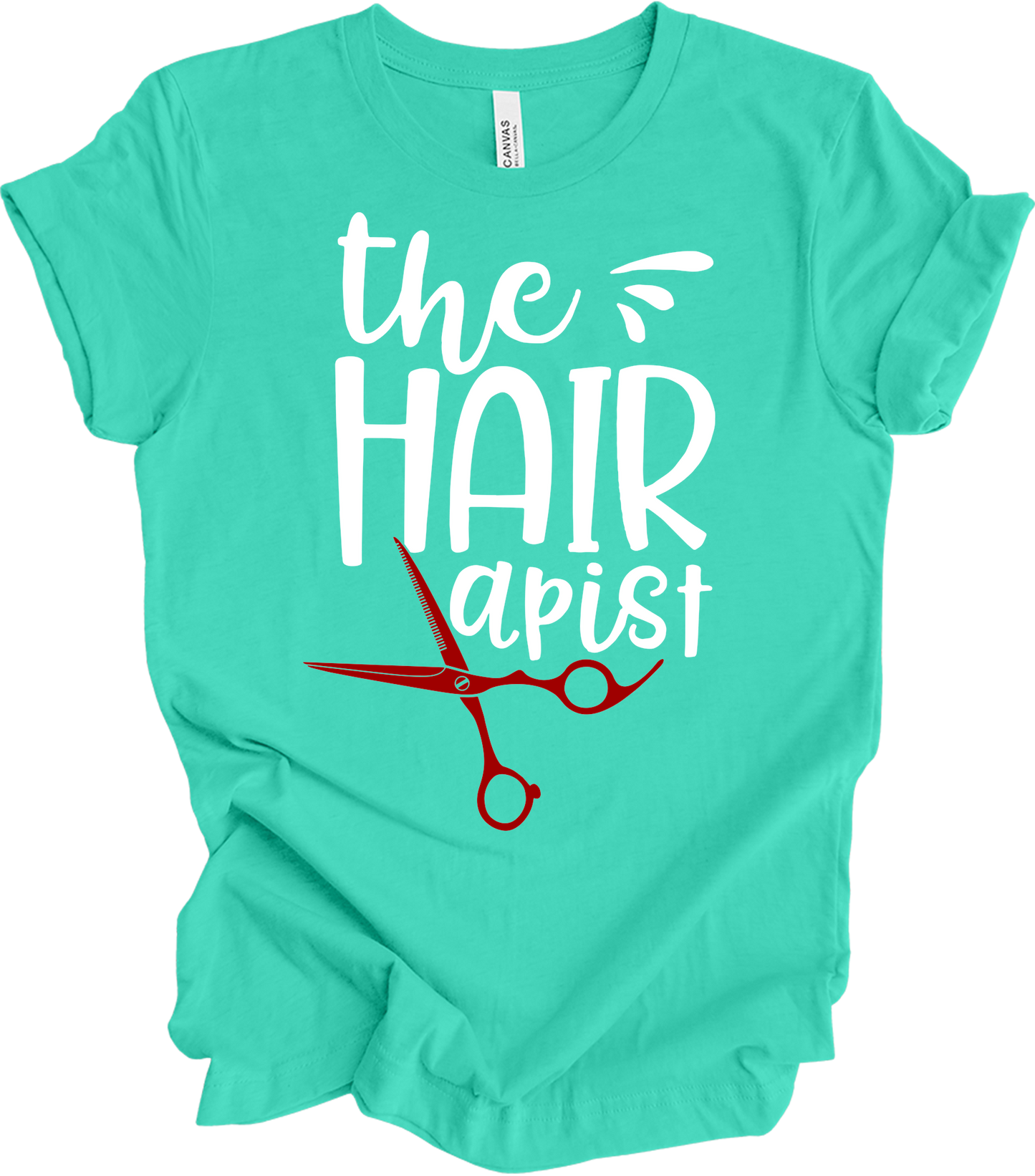The Hairapist - Funny Unisex T-Shirt in Teal