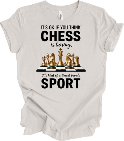 Chess : Checkmate Style T-Shirt in Vintage White