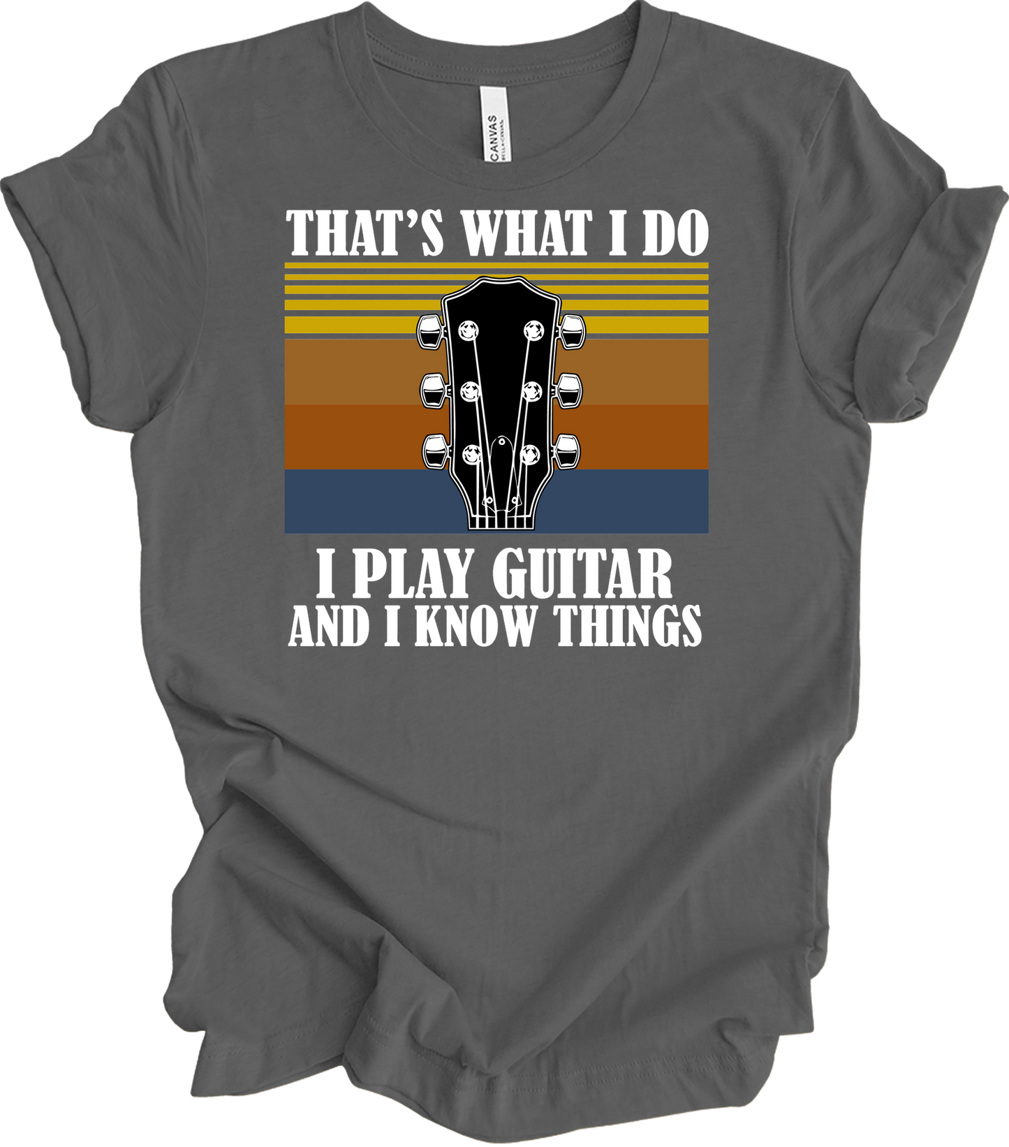 Guitar Player : Know Things T-Shirt in Asphalt