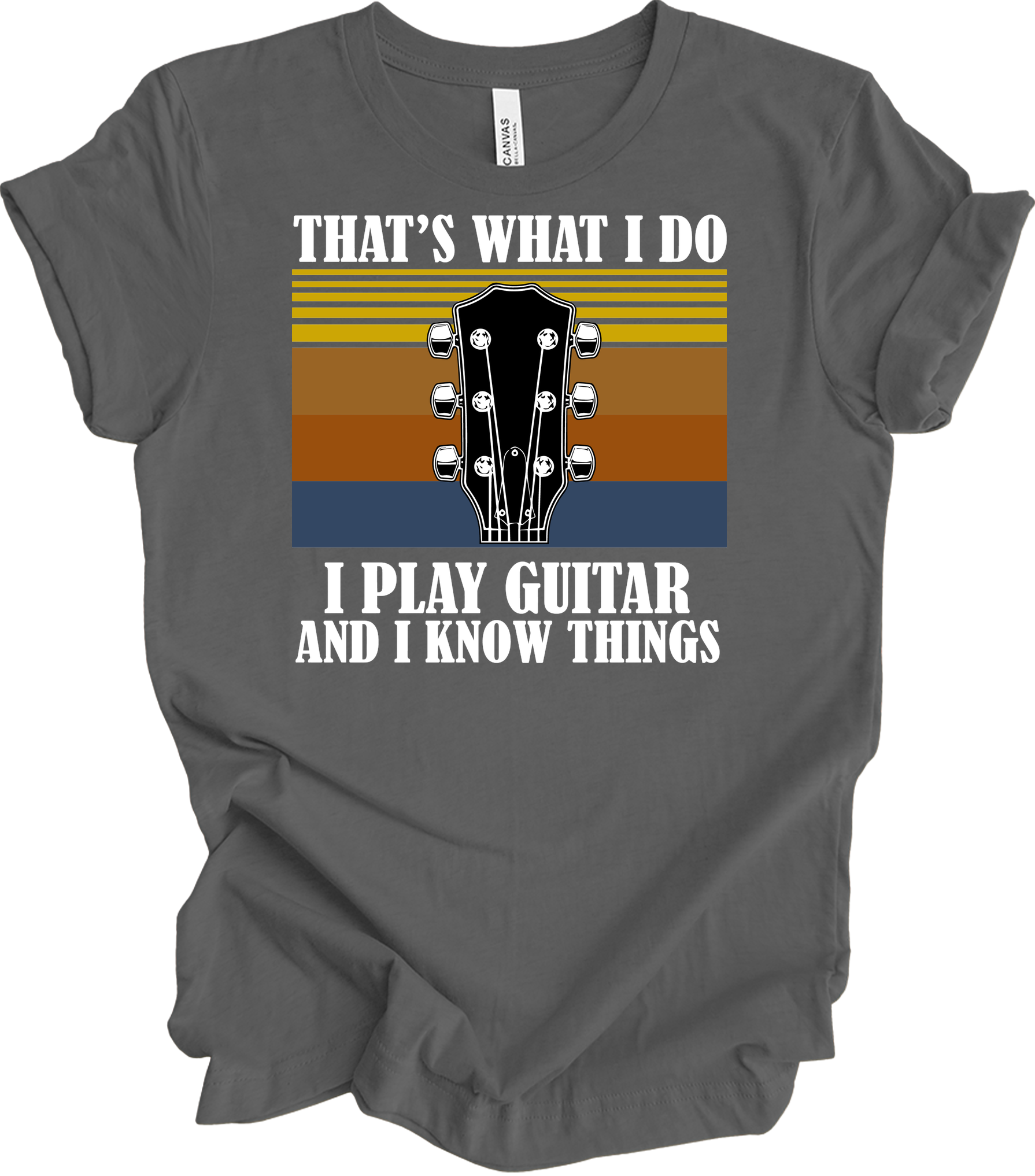 Guitar Player : Know Things T-Shirt in Asphalt