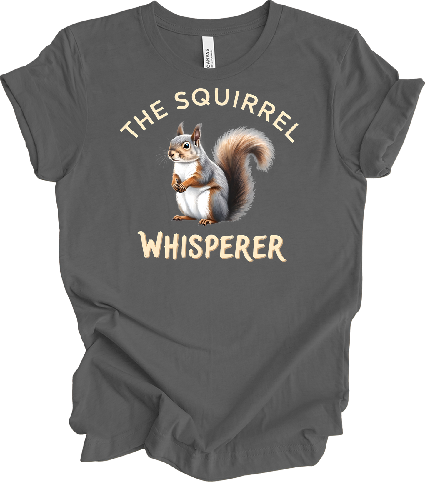 The Squirrel Whisperer T-Shirt in Asphalt