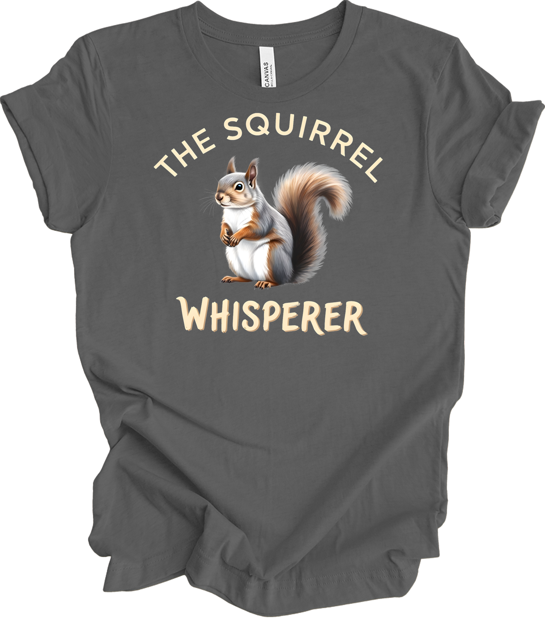 The Squirrel Whisperer T-Shirt in Asphalt