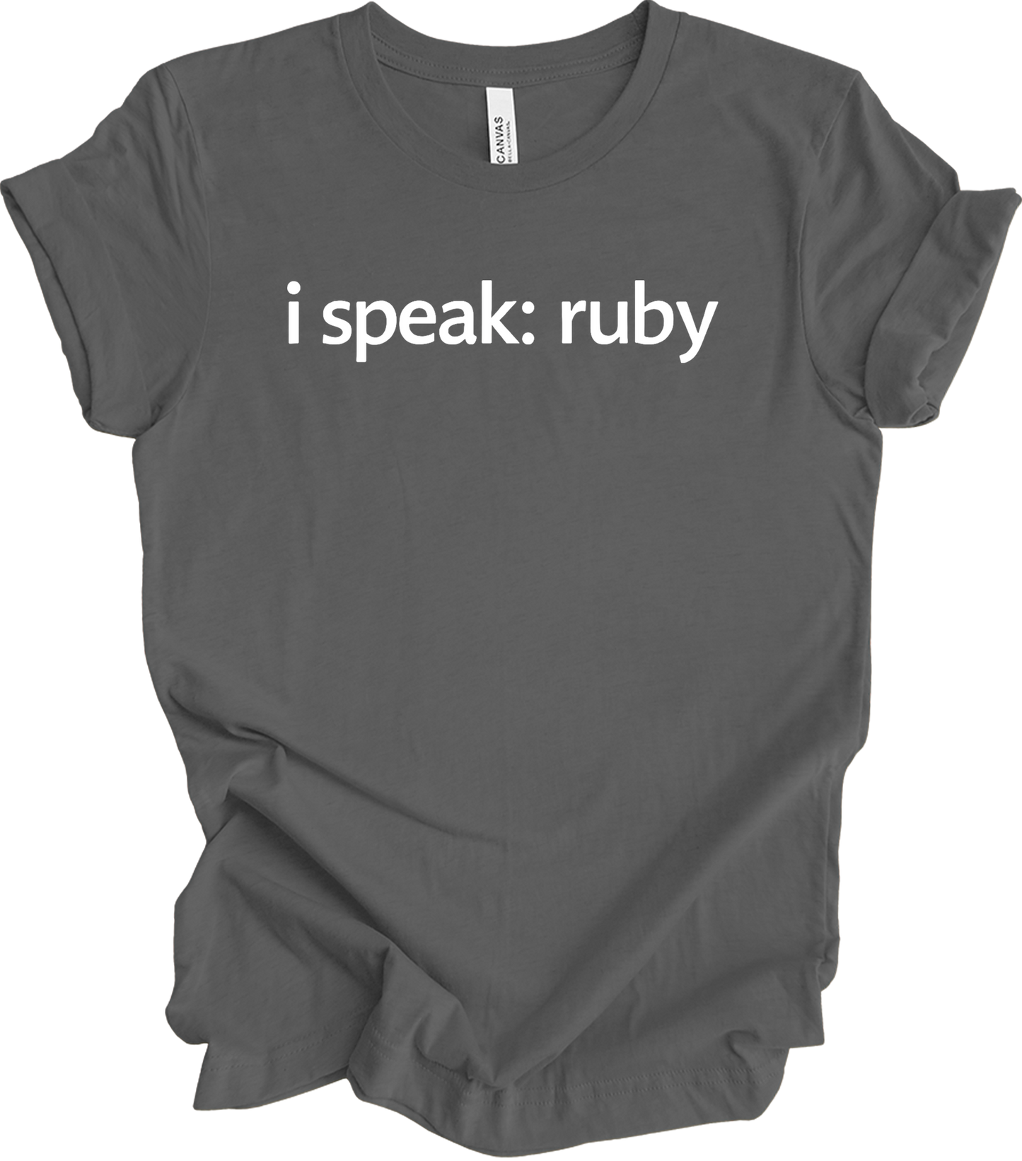 I'm Speaking: Ruby T-Shirt in Asphalt