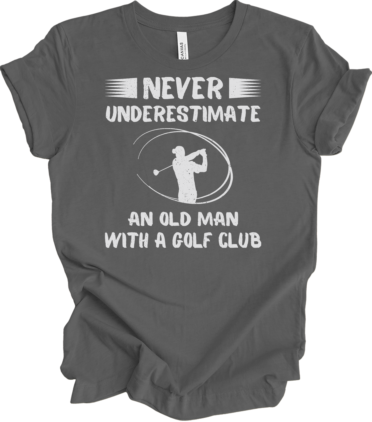 Old Man Golf Club T-Shirt in Asphalt