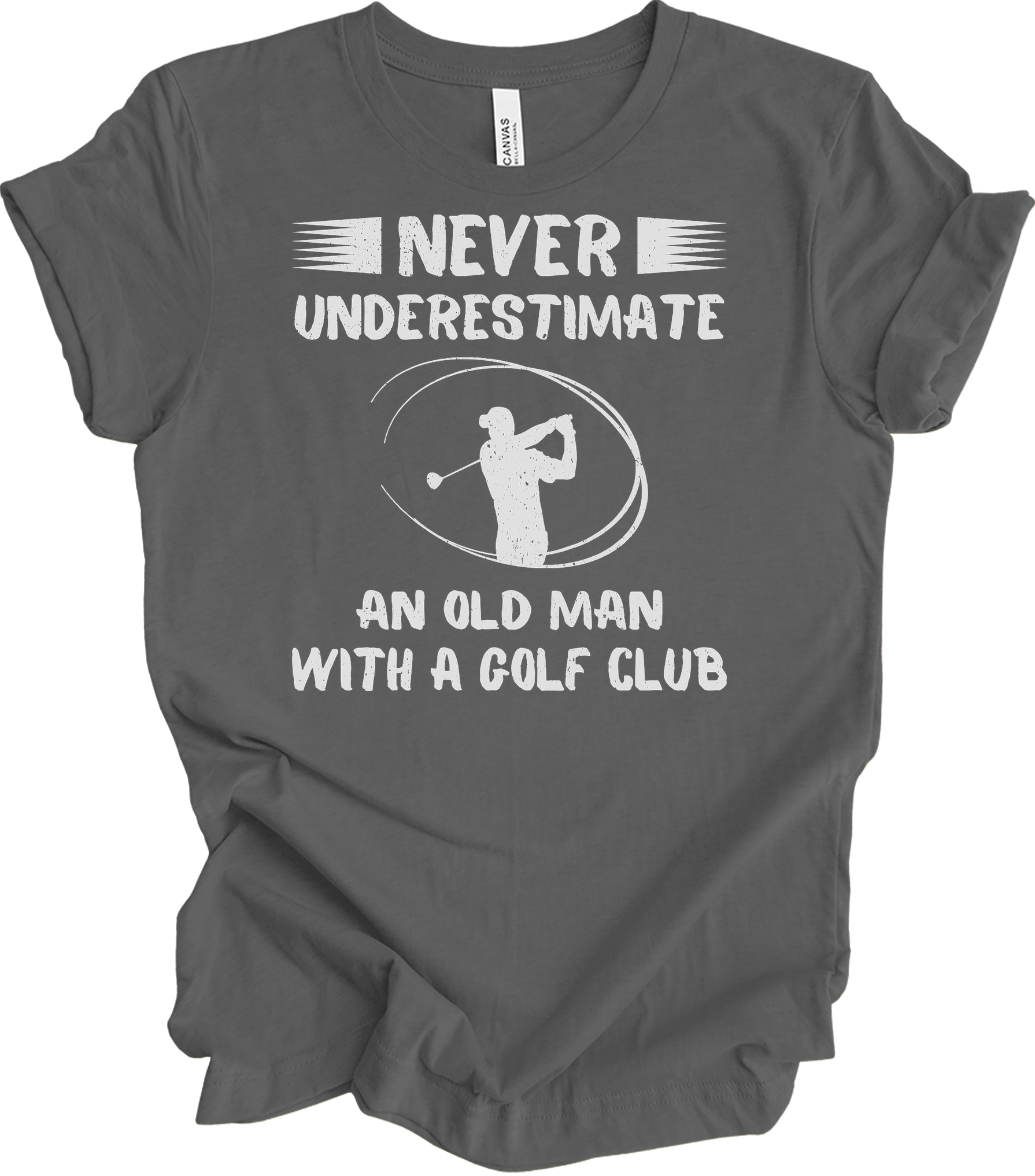 Old Man Golf Club T-Shirt in Asphalt