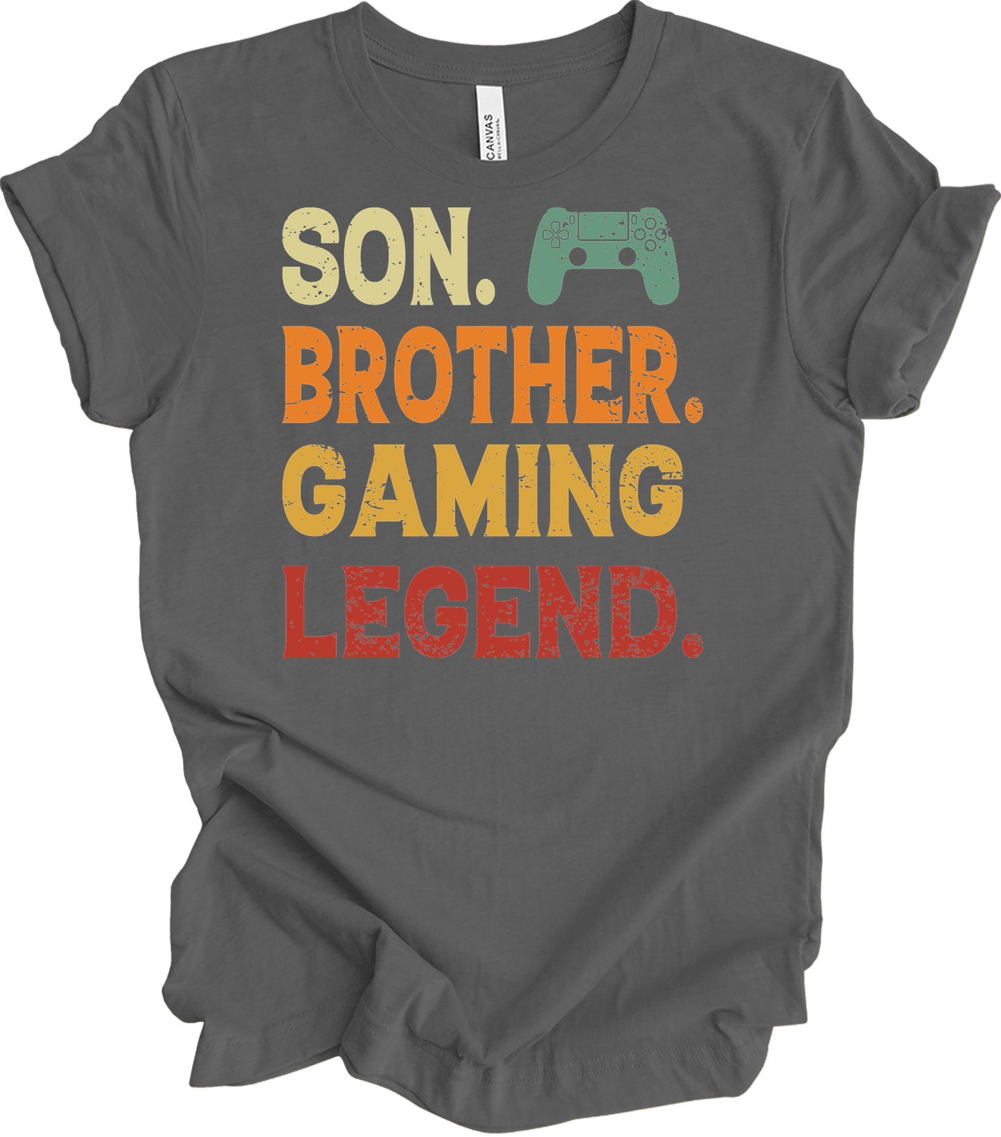 Son Brother Gaming Legend T-Shirt in Asphalt