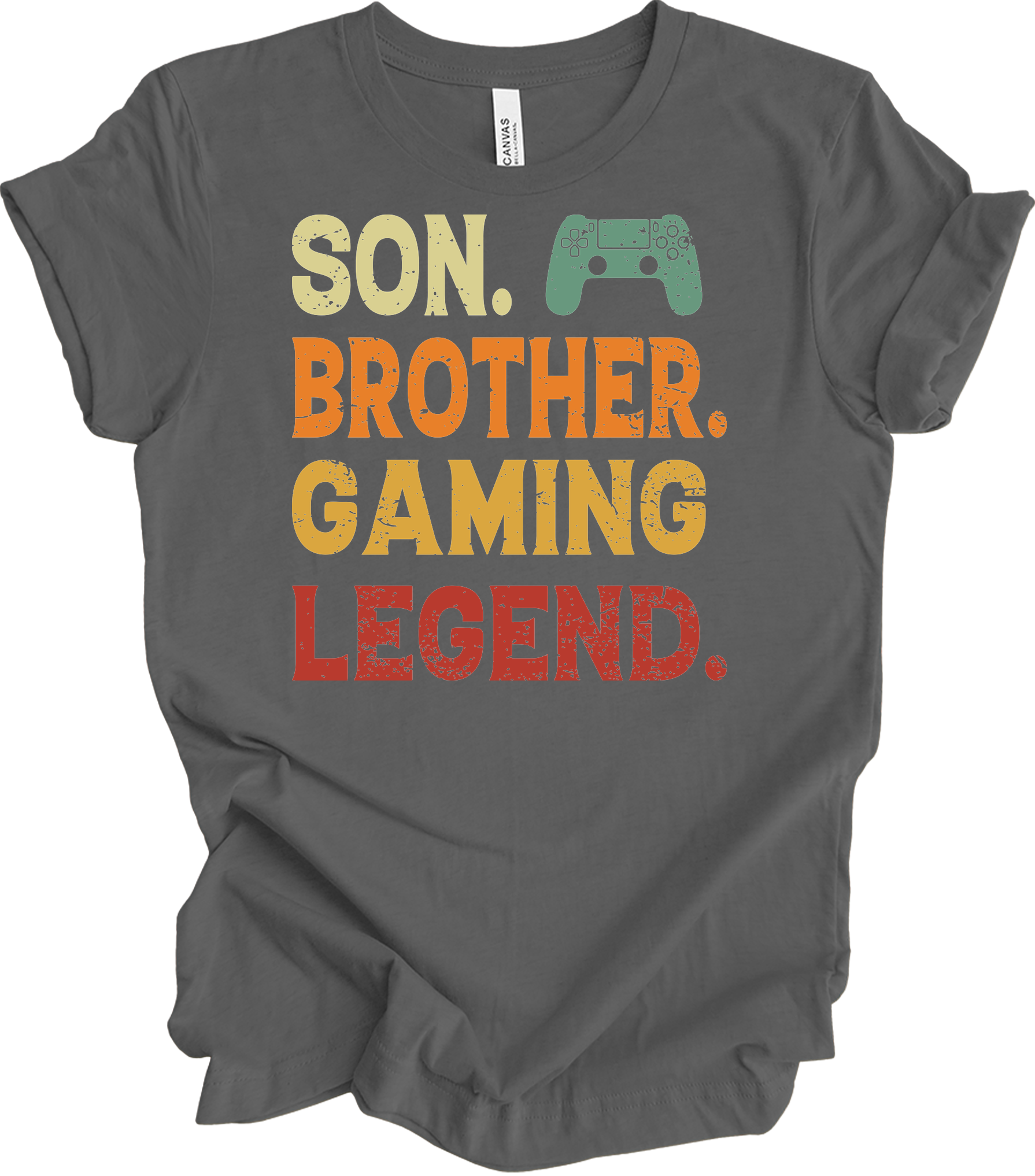 Son Brother Gaming Legend T-Shirt in Asphalt