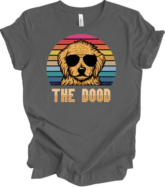 The Dood Goldendoodle - Vintage Retro Dog Lover T-Shirt in Asphalt