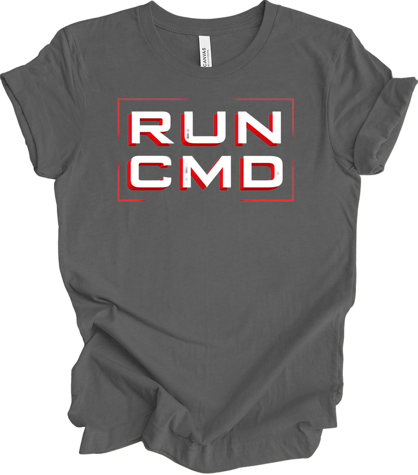 Run CMD Retro Tech T-Shirt in Asphalt