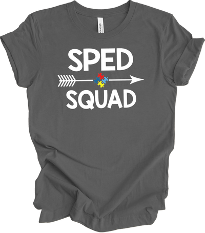 Education Teacher Sped Squad Special Education Autism Awareness Shirt