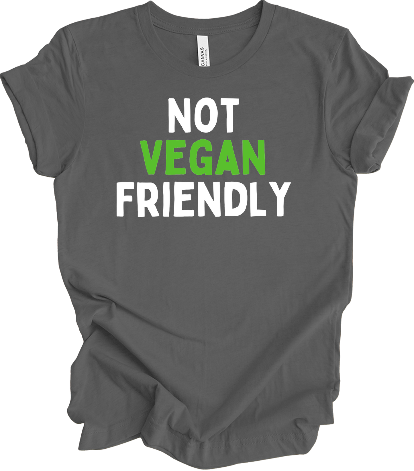Not Vegan Friendly Meat Lover T-Shirt in Asphalt