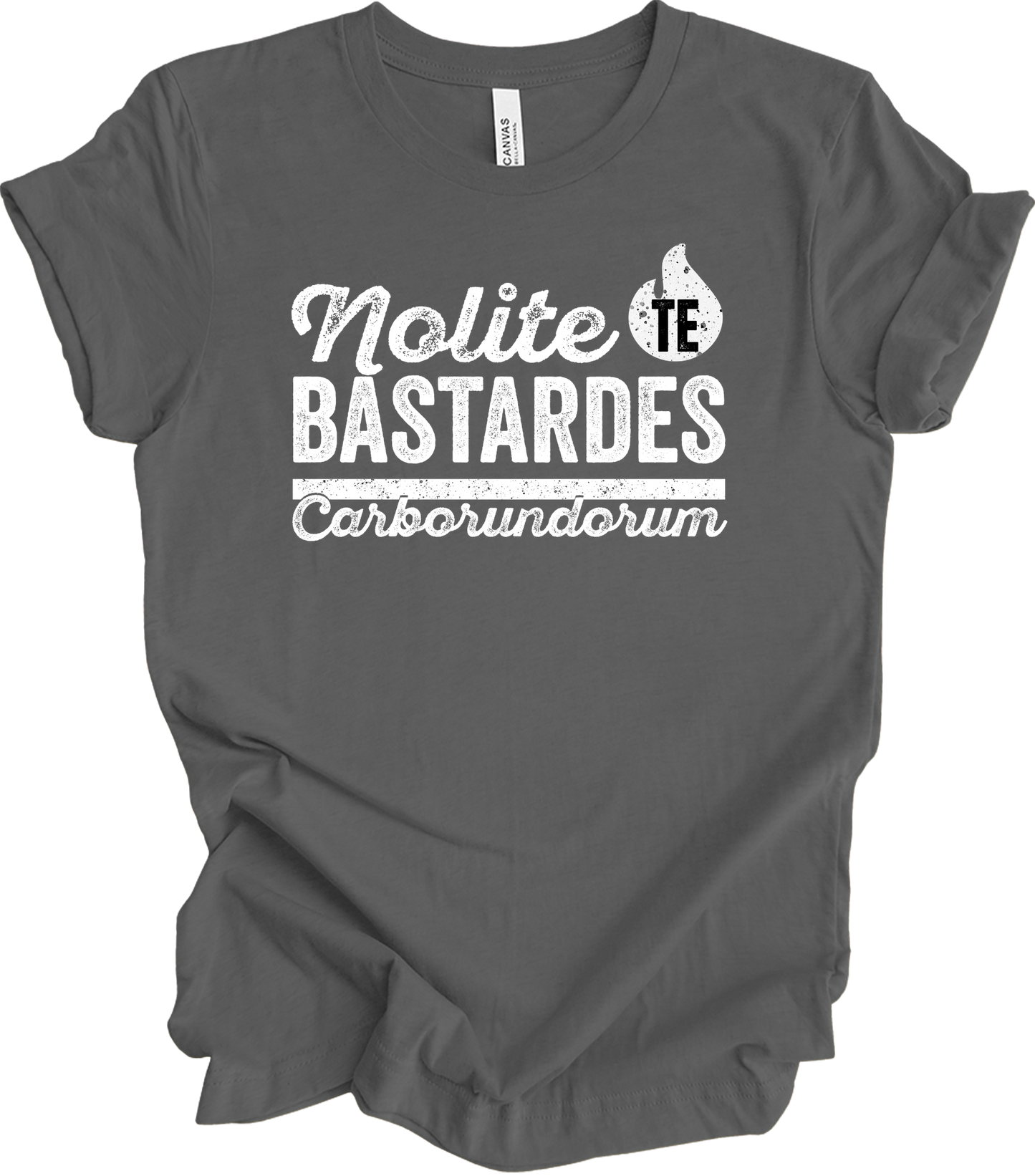 Nolite Te Bastardes Carborundorum T-Shirt in Asphalt
