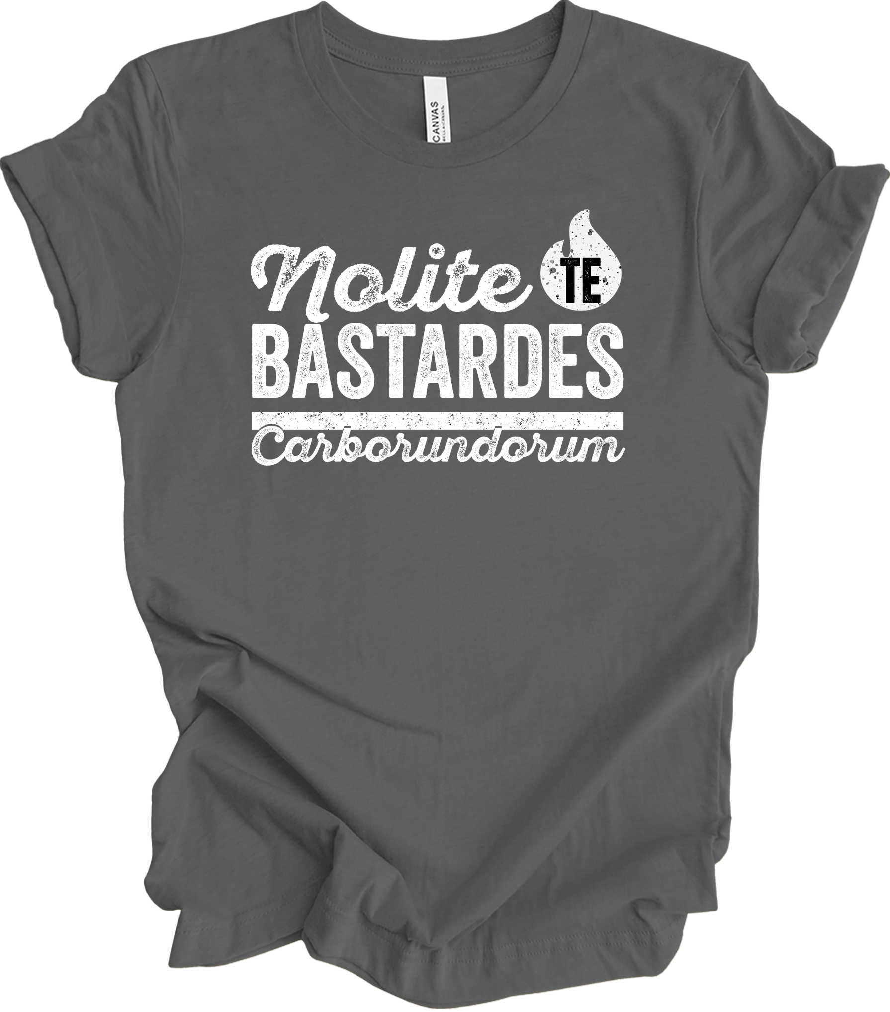 Nolite Te Bastardes Carborundorum T-Shirt in Asphalt