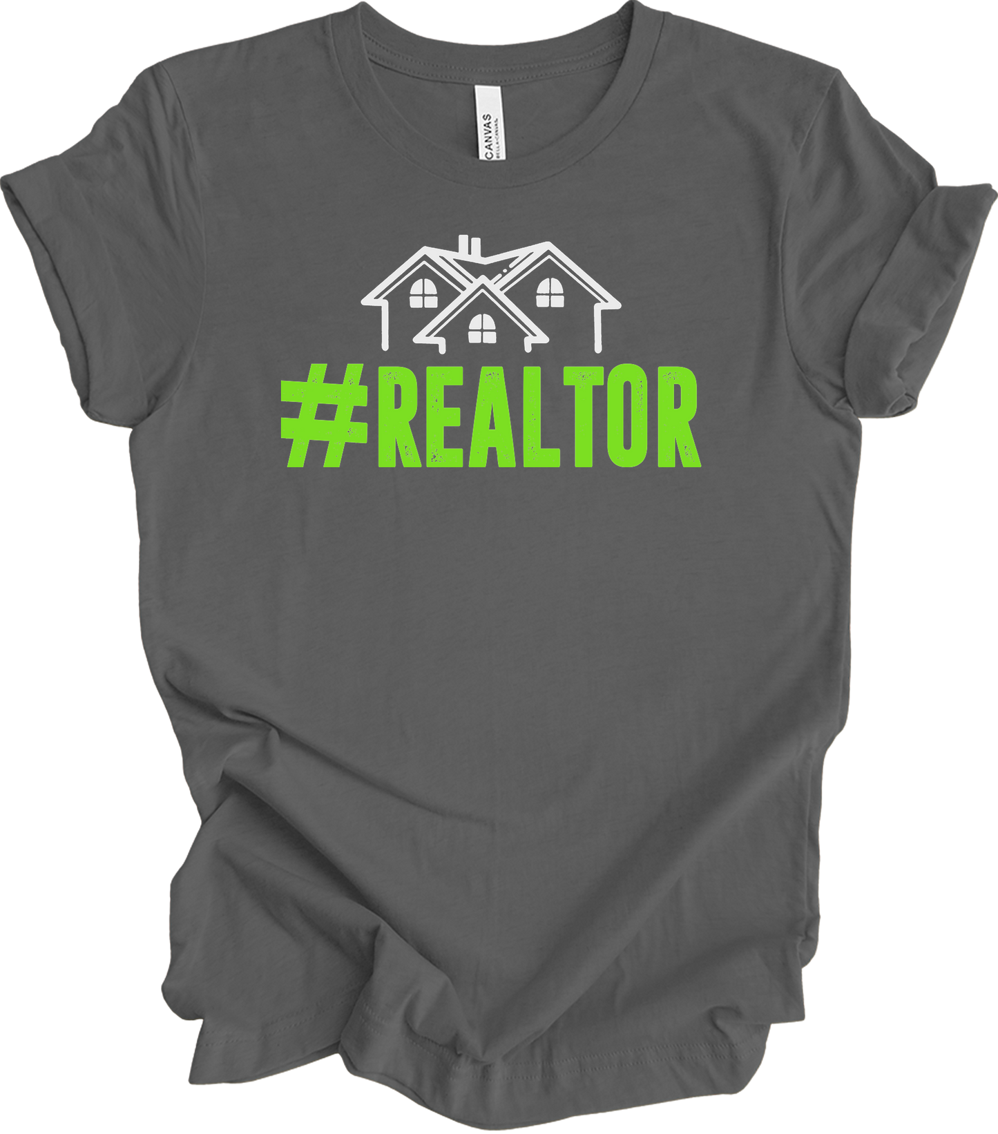 #Realtor for Real Estate Pros T-Shirt in Asphalt