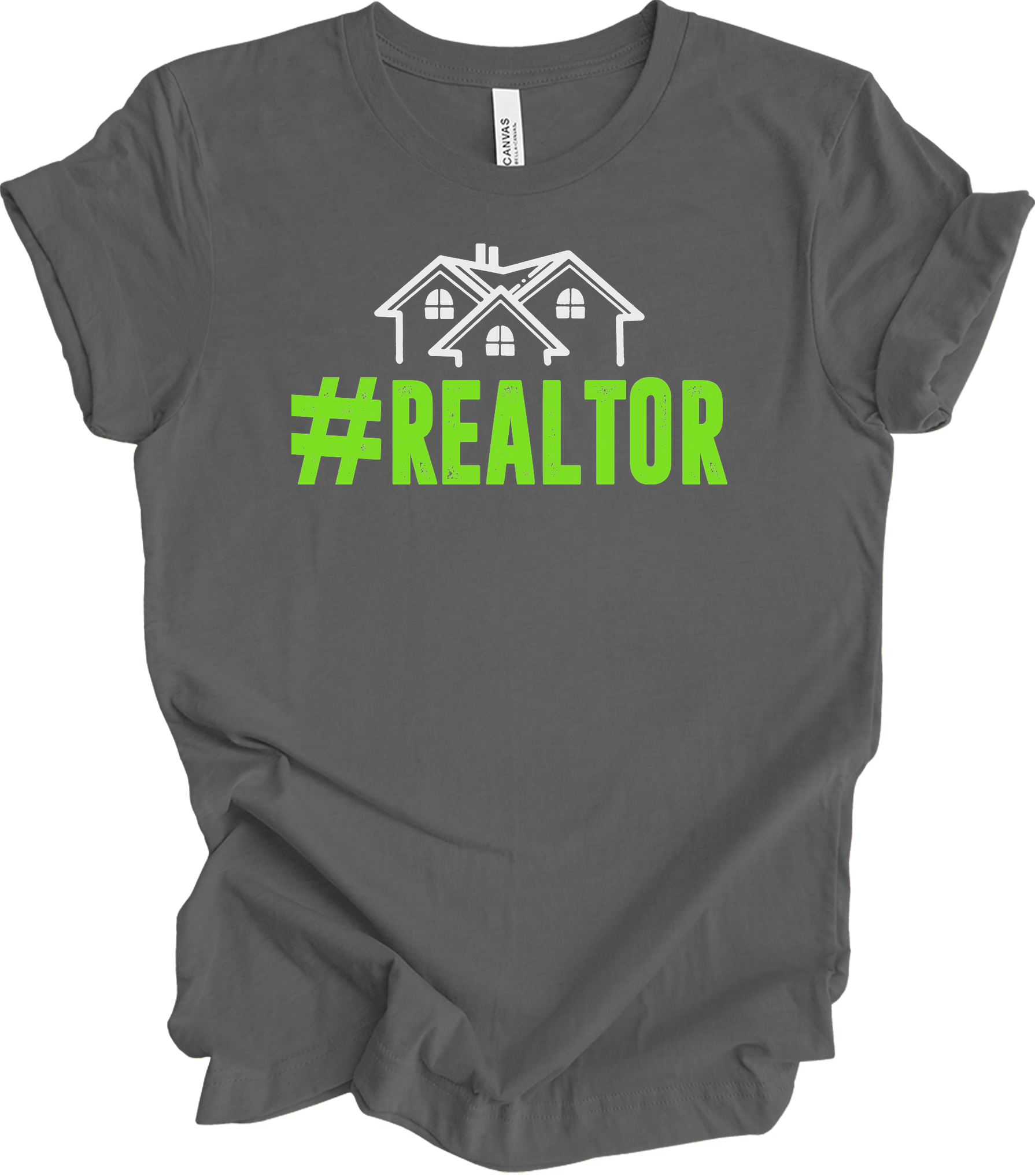 #Realtor for Real Estate Pros T-Shirt in Asphalt