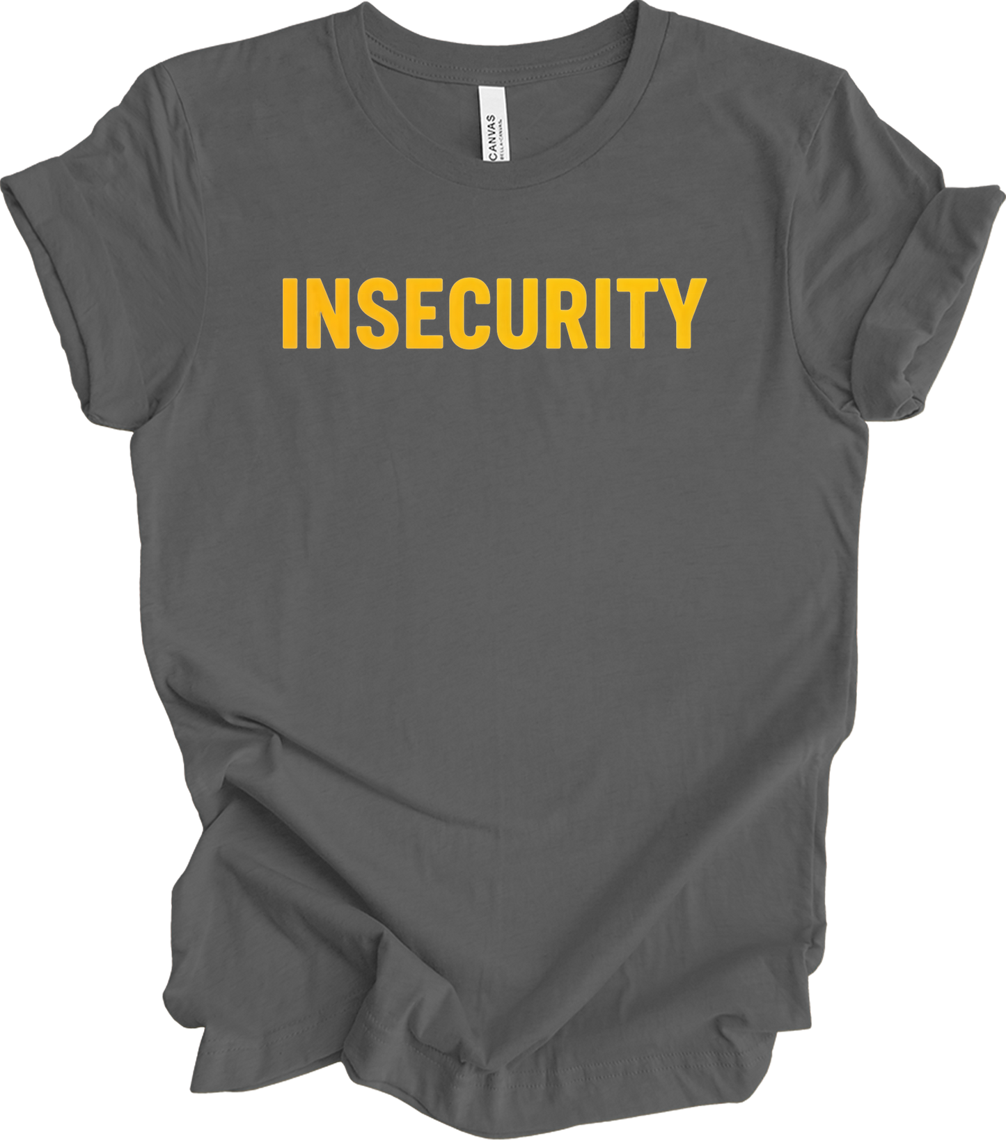 Insecurity Sarcastic T-Shirt in Asphalt