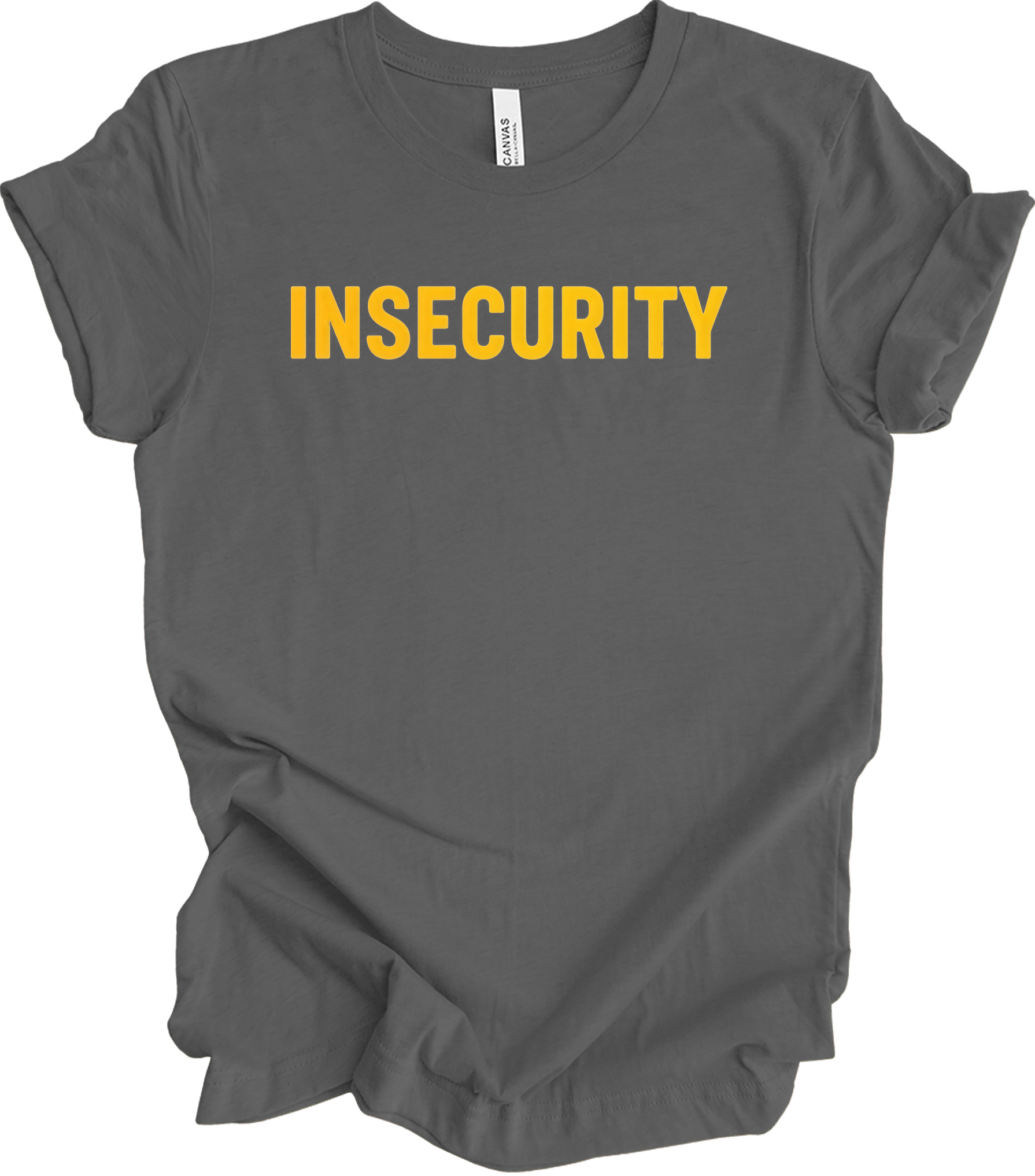 Insecurity Sarcastic T-Shirt in Asphalt