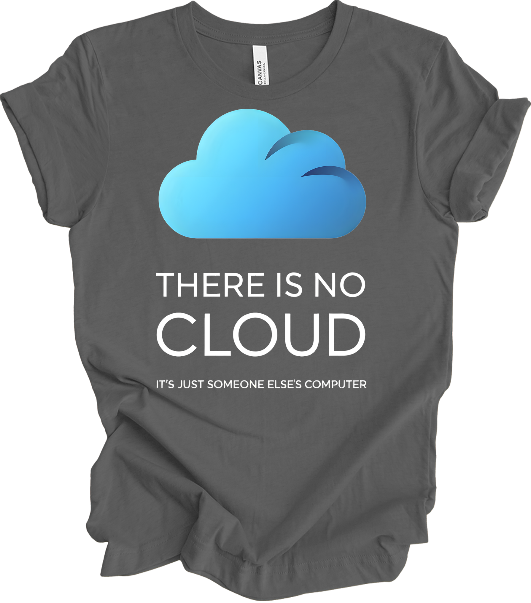 There Is No Cloud T-Shirt in Asphalt