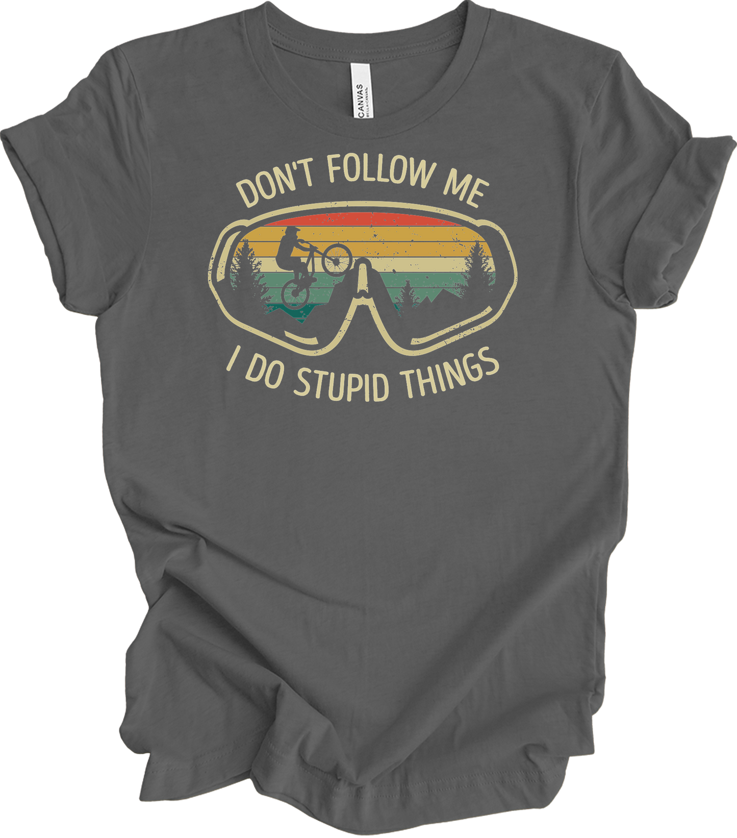 Don't Follow Me MTB T-Shirt in Asphalt