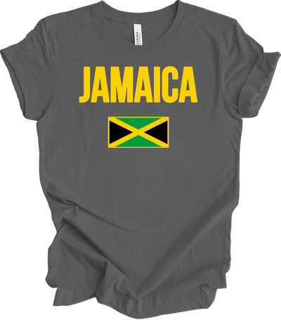 Jamaican Flag T-Shirt - Vintage Jamaica Travel Vacation Tee