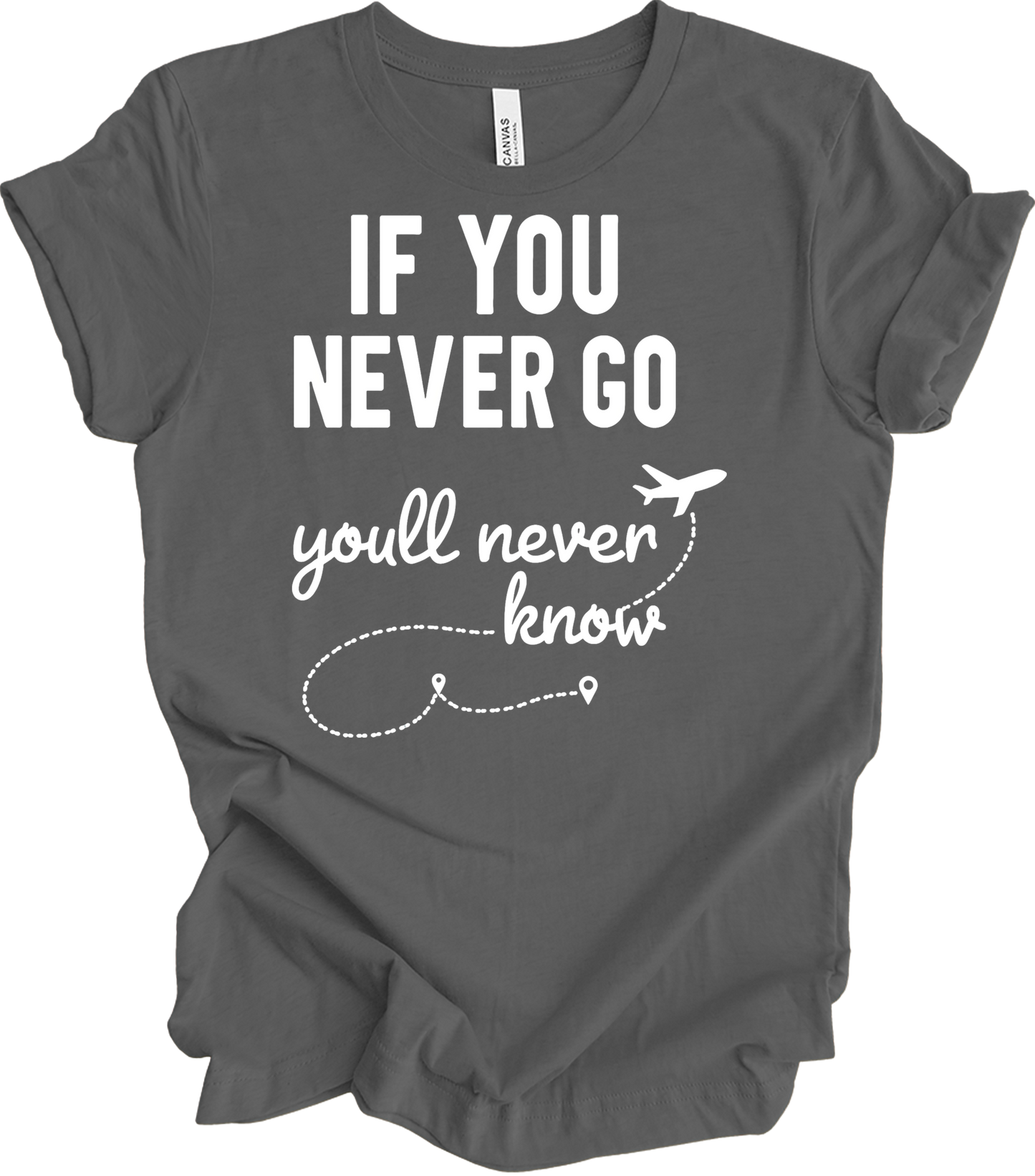 Travel Adventure T-Shirt in Asphalt