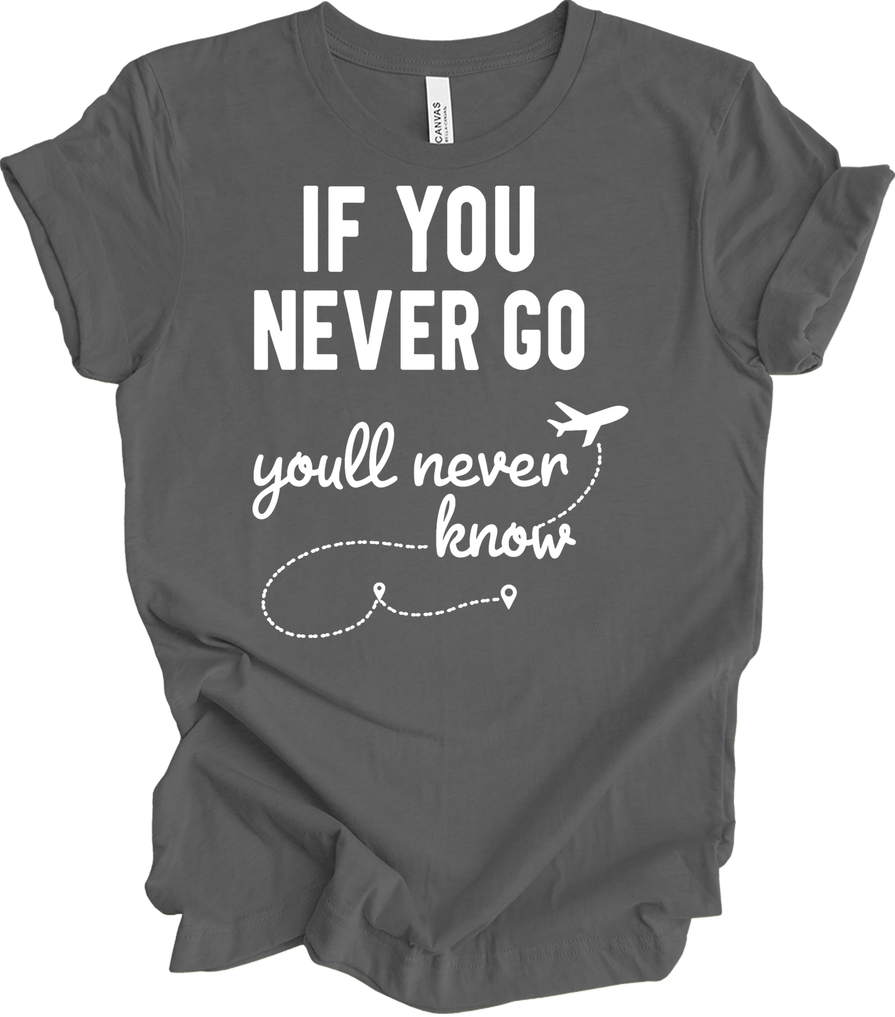 Travel Adventure T-Shirt in Asphalt