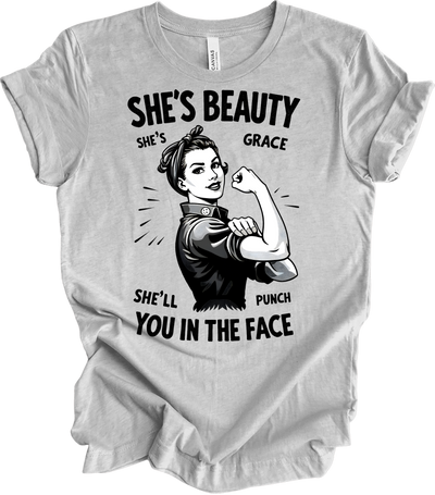 Beauty Grace Punch Face Tee
