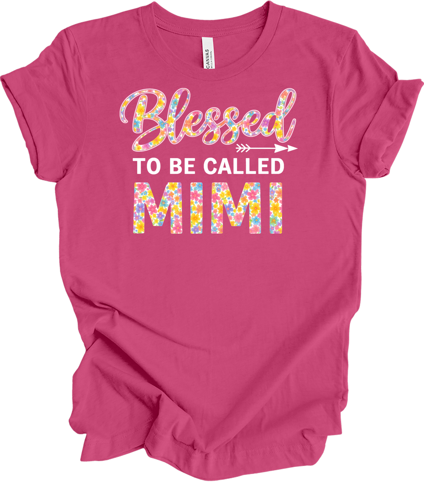 Blessed Mimi Floral T-Shirt in Berry