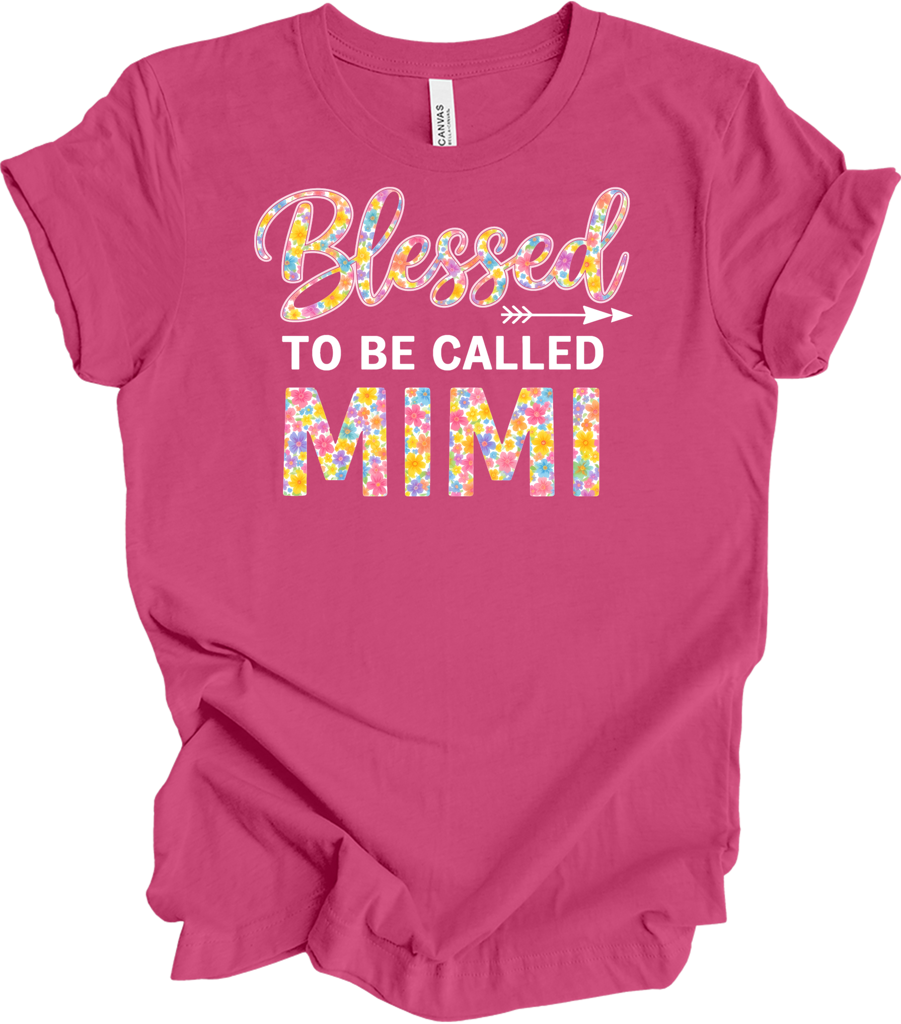 Blessed Mimi Floral T-Shirt in Berry