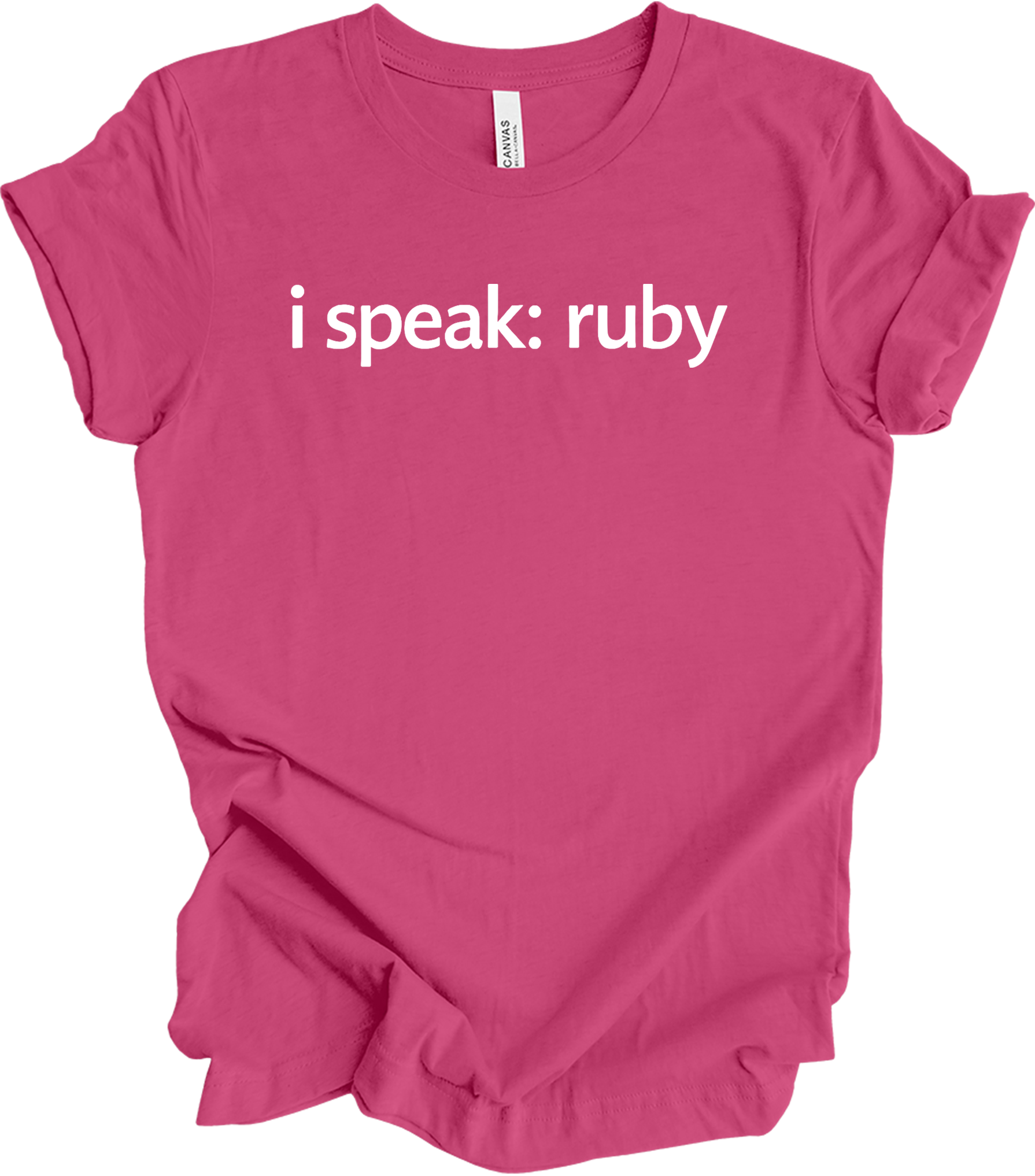 I'm Speaking: Ruby T-Shirt in Berry