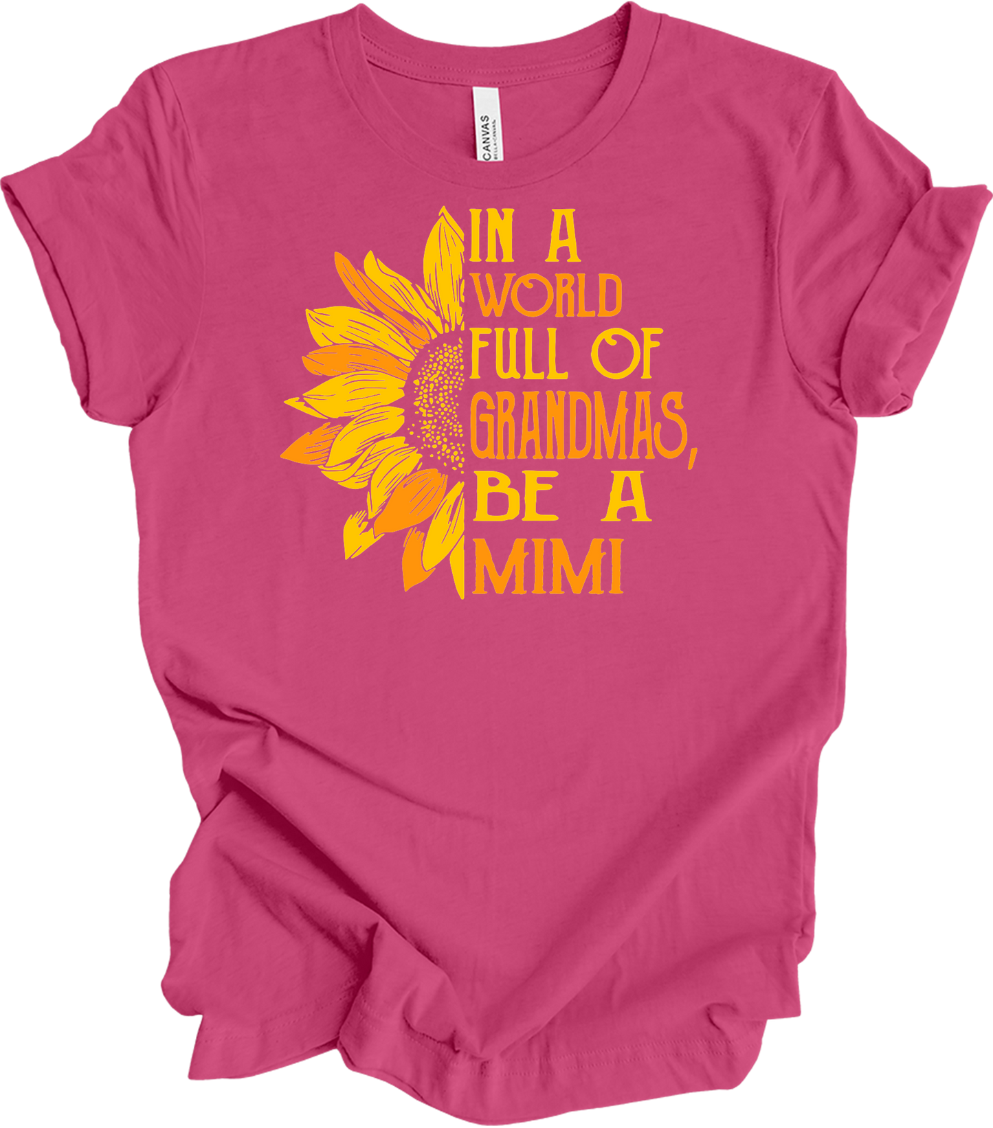 Be A Mimi Sunflower T-Shirt in Berry