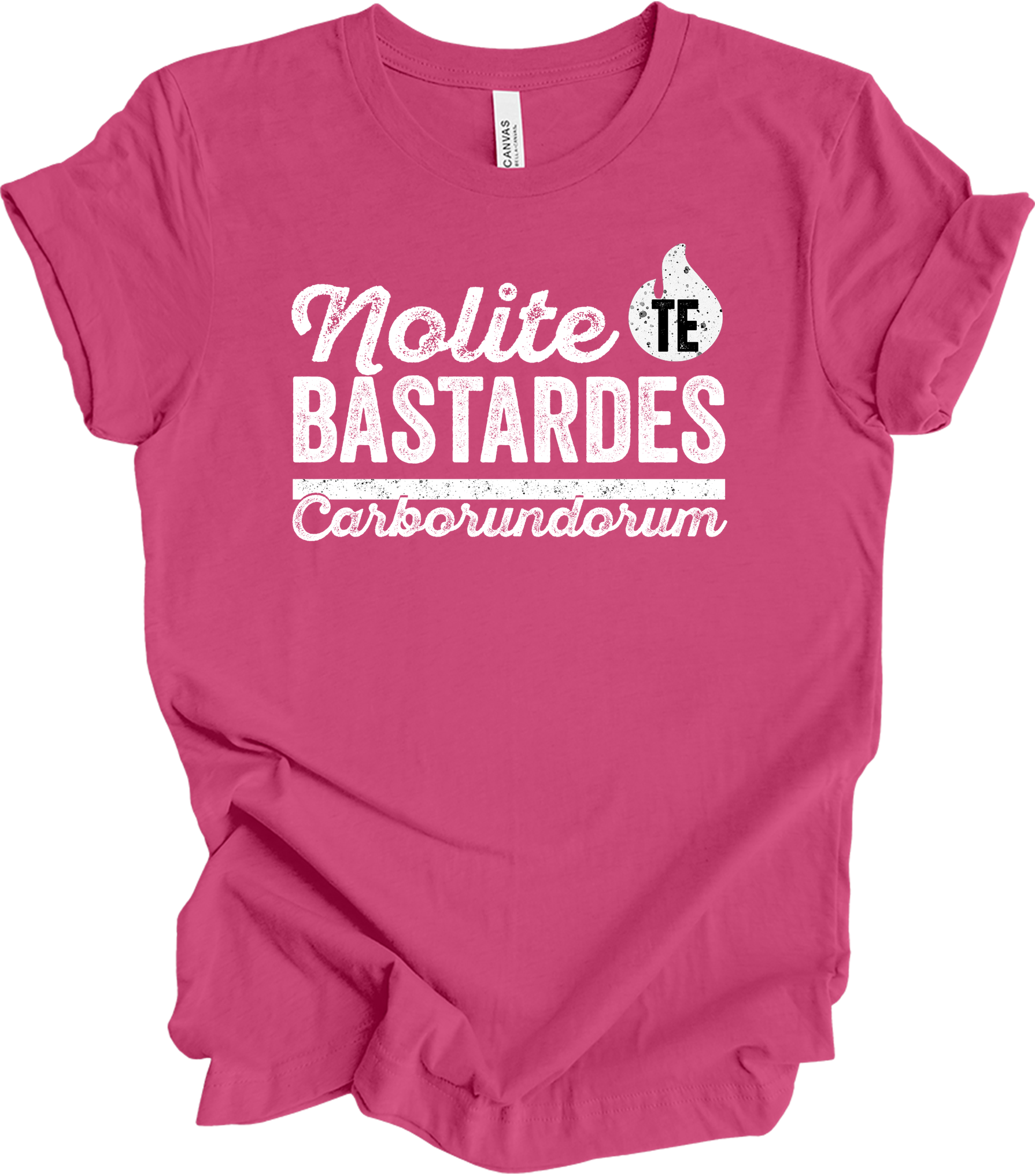 Nolite Te Bastardes Carborundorum T-Shirt in Berry