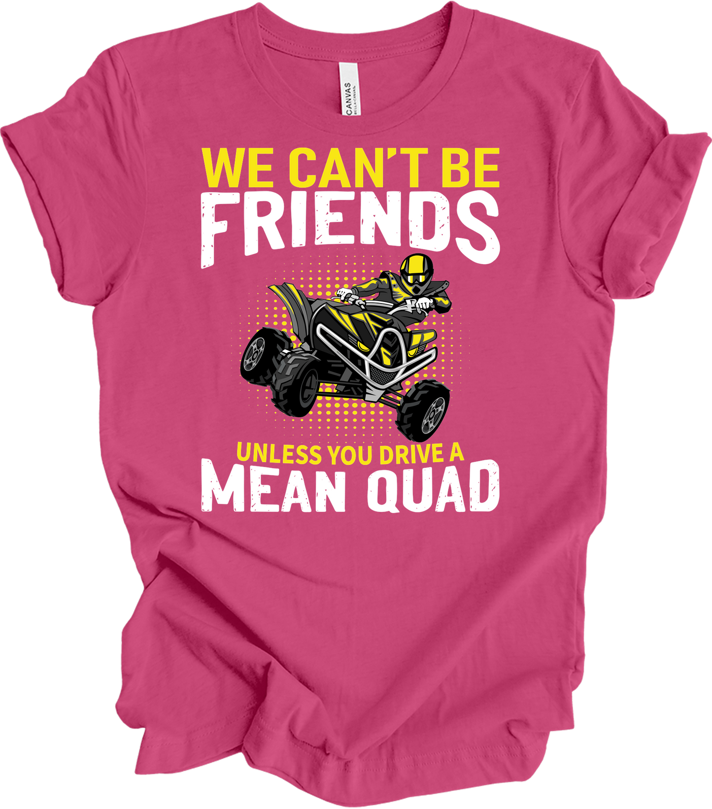 ATV Quad: Mean Quad T-Shirt in Berry