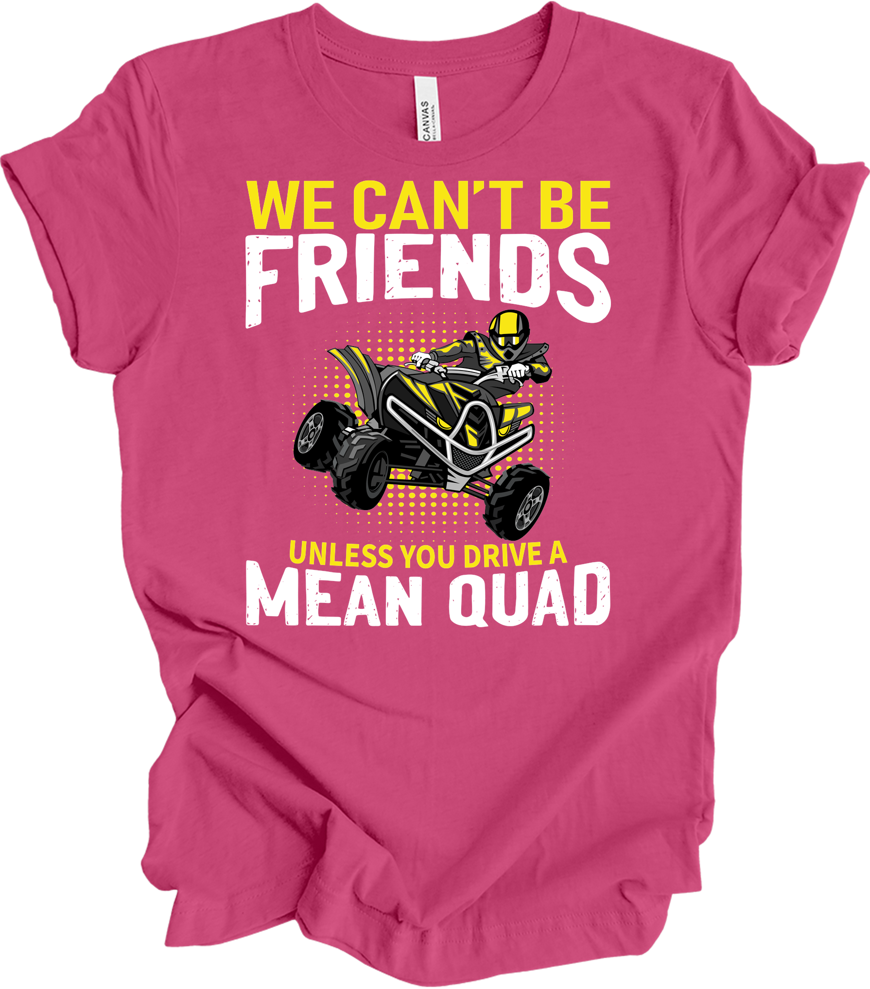 ATV Quad: Mean Quad T-Shirt in Berry