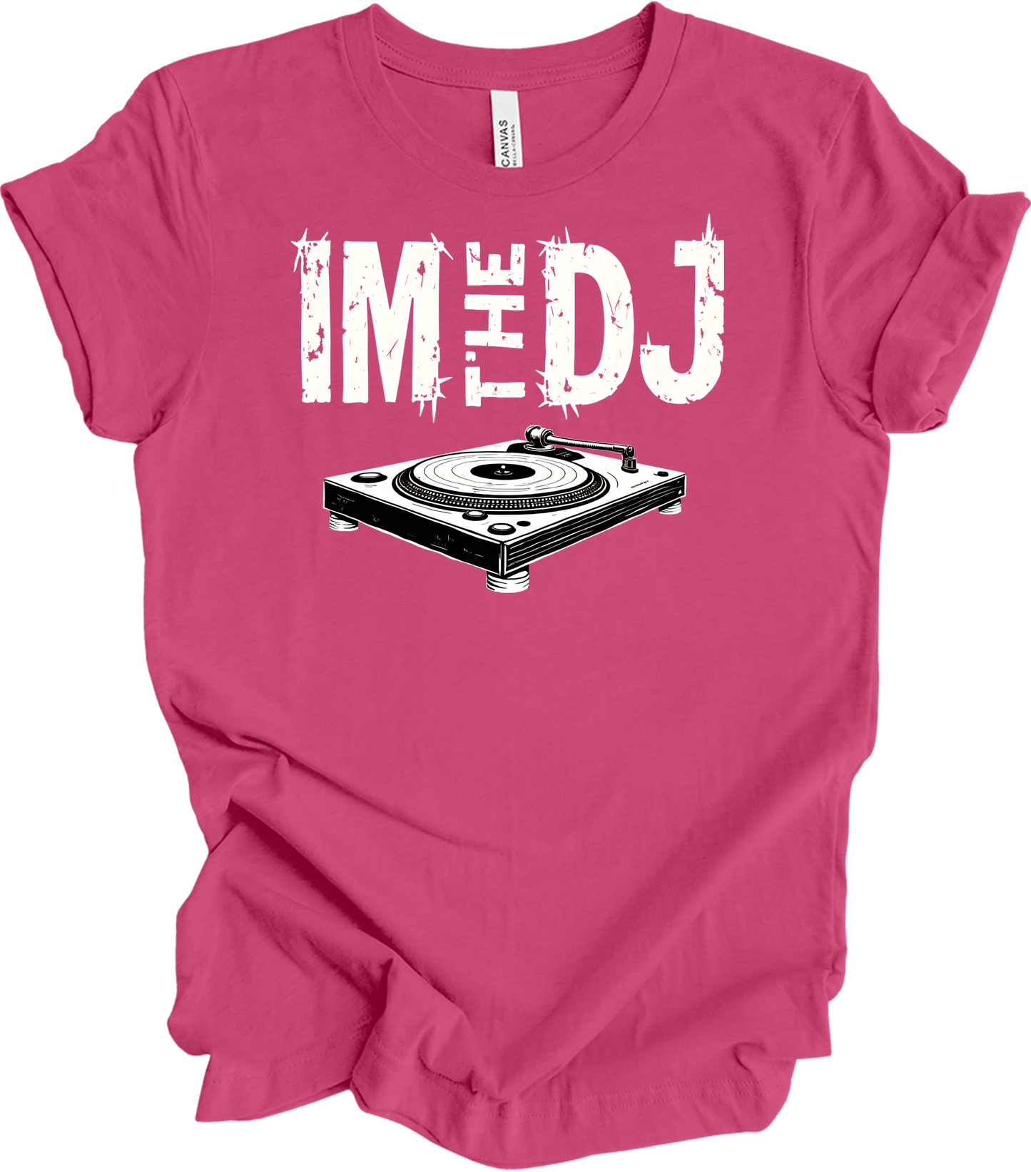 I'm The DJ Music T-Shirt in Berry
