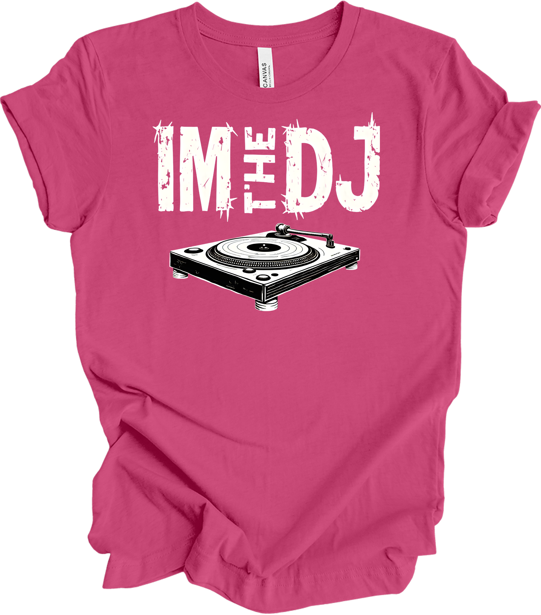 I'm The DJ Music T-Shirt in Berry
