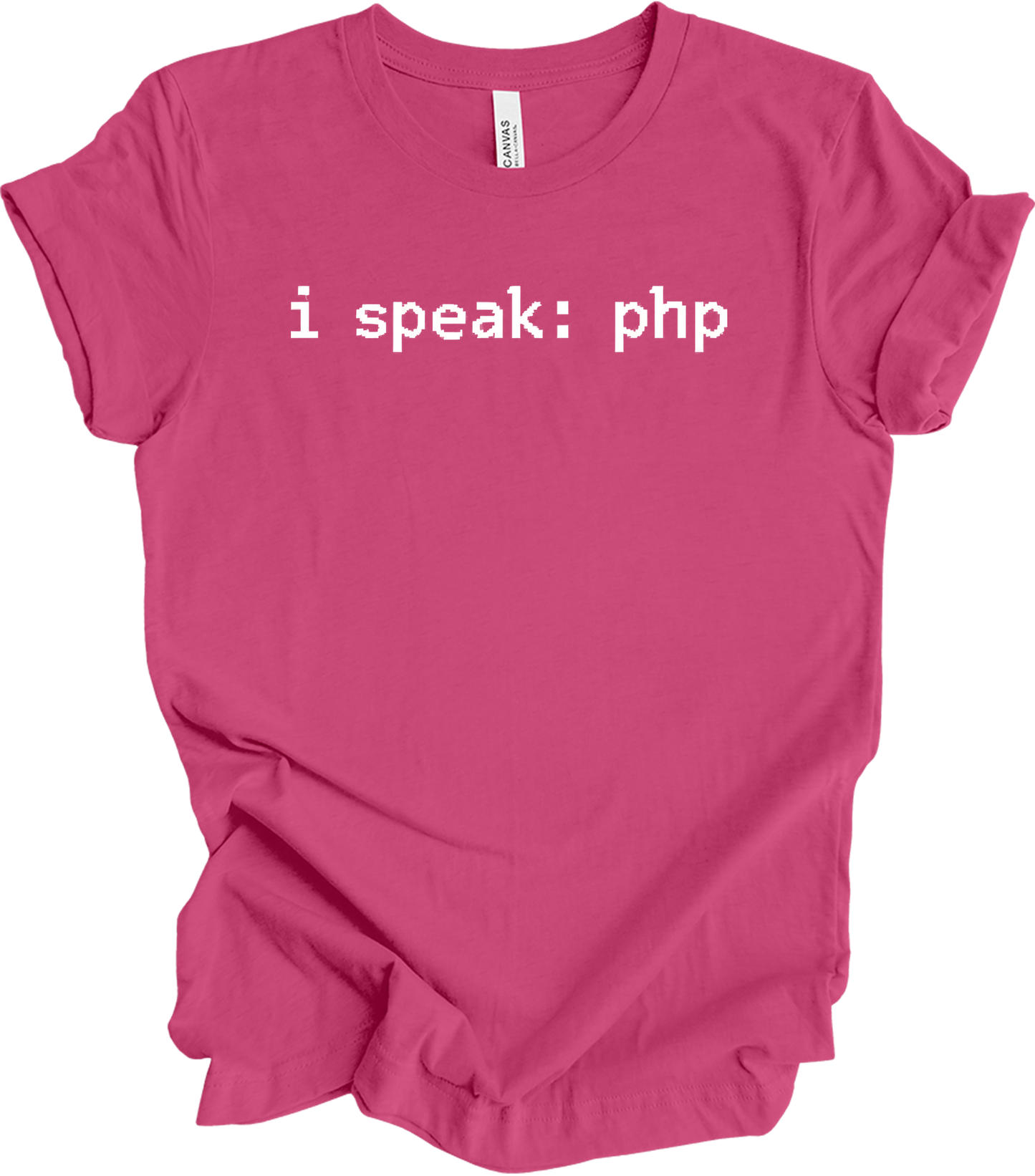 I'm Speaking: PHP T-Shirt in Berry