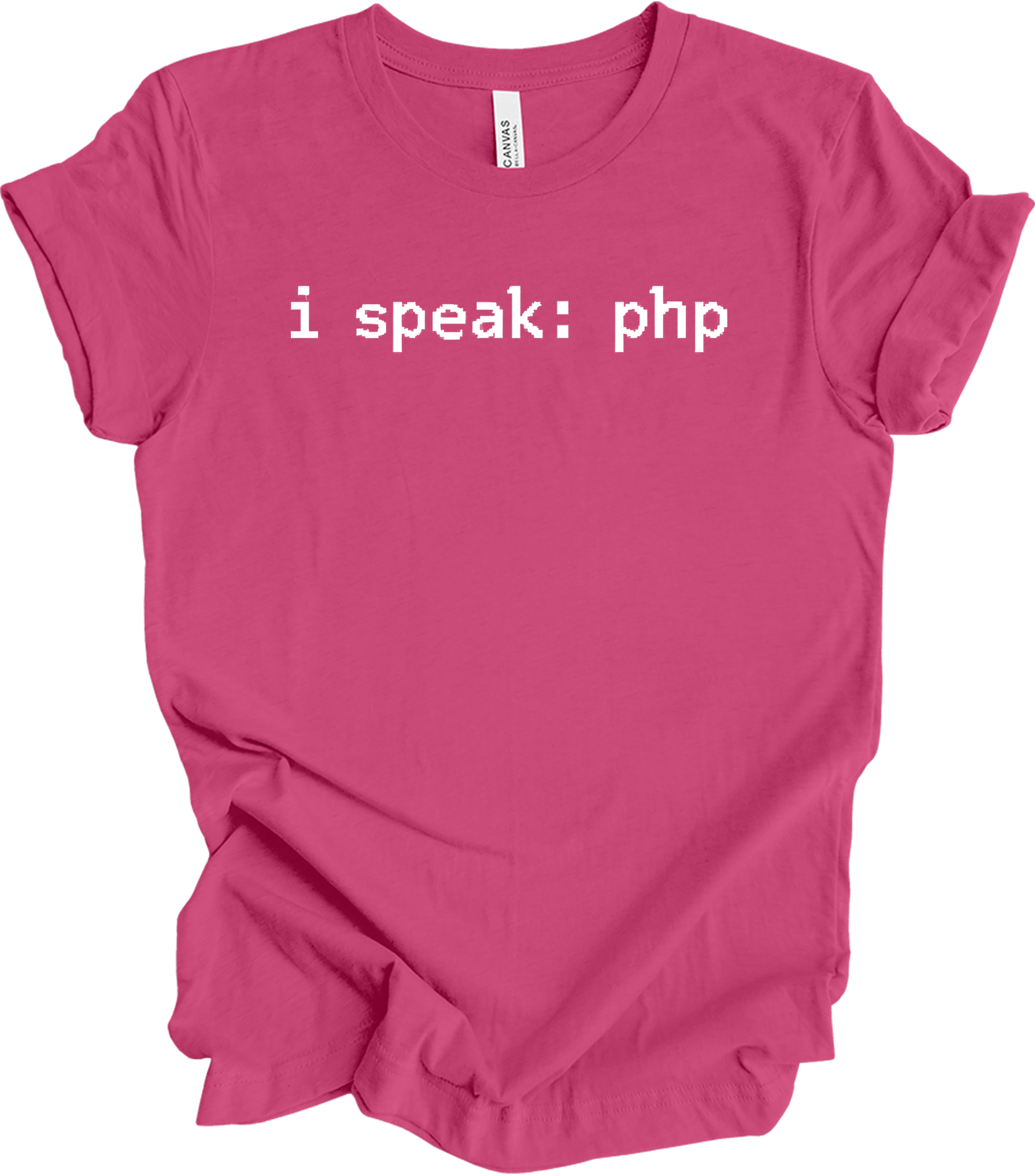 I'm Speaking: PHP T-Shirt in Berry