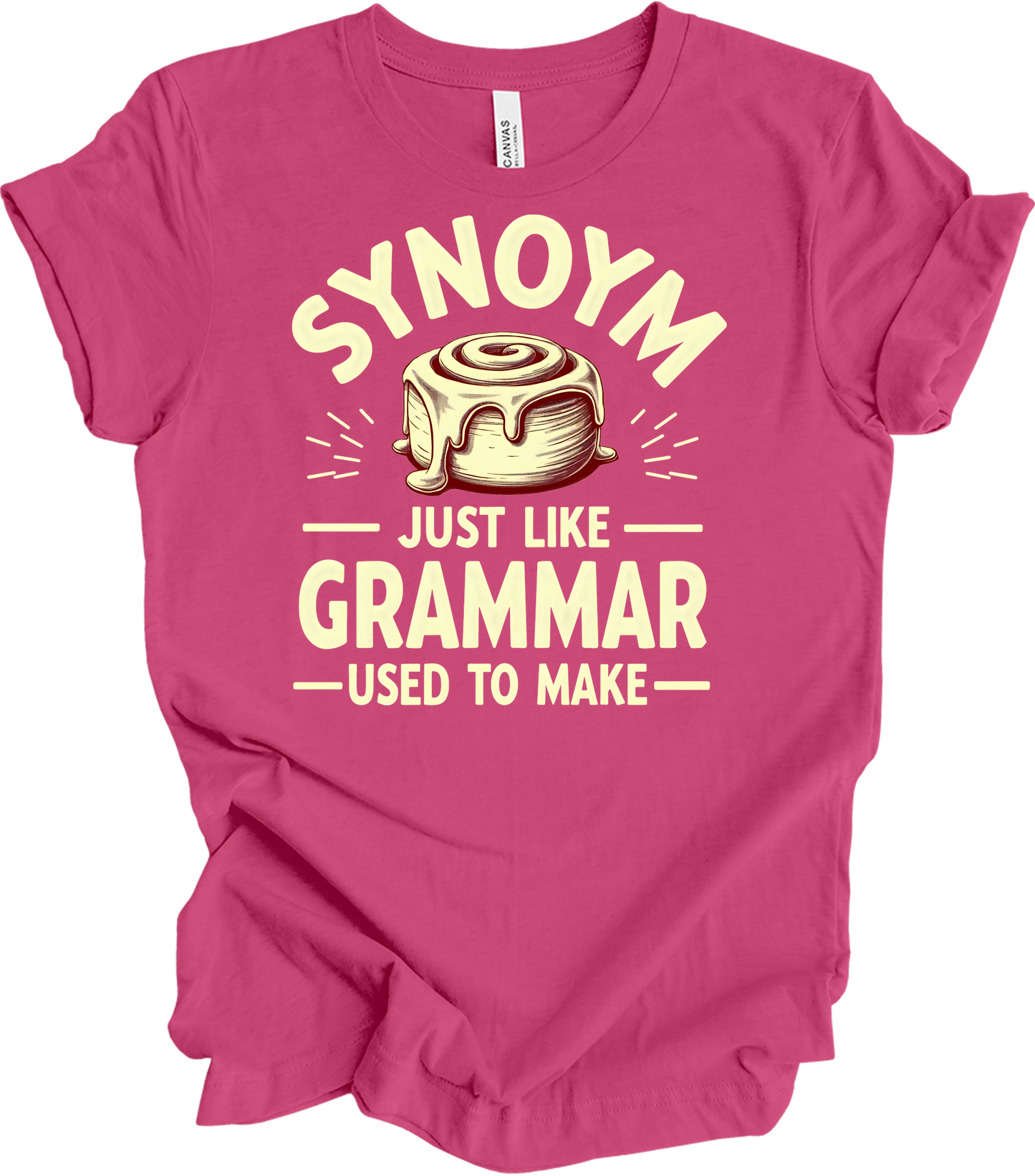 Synonym Cinnamon Roll T-Shirt in Berry