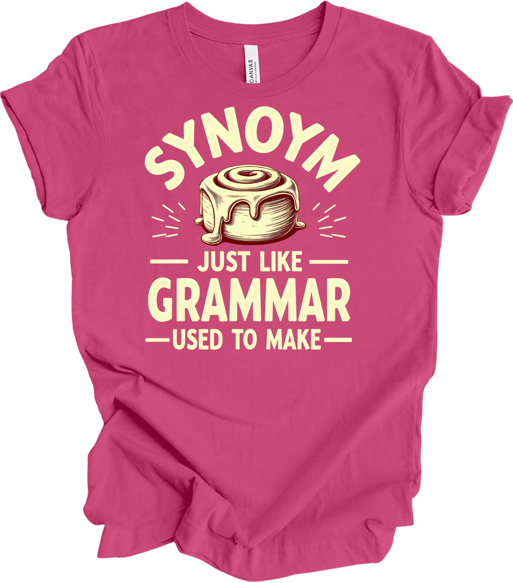 Synonym Cinnamon Roll T-Shirt in Berry