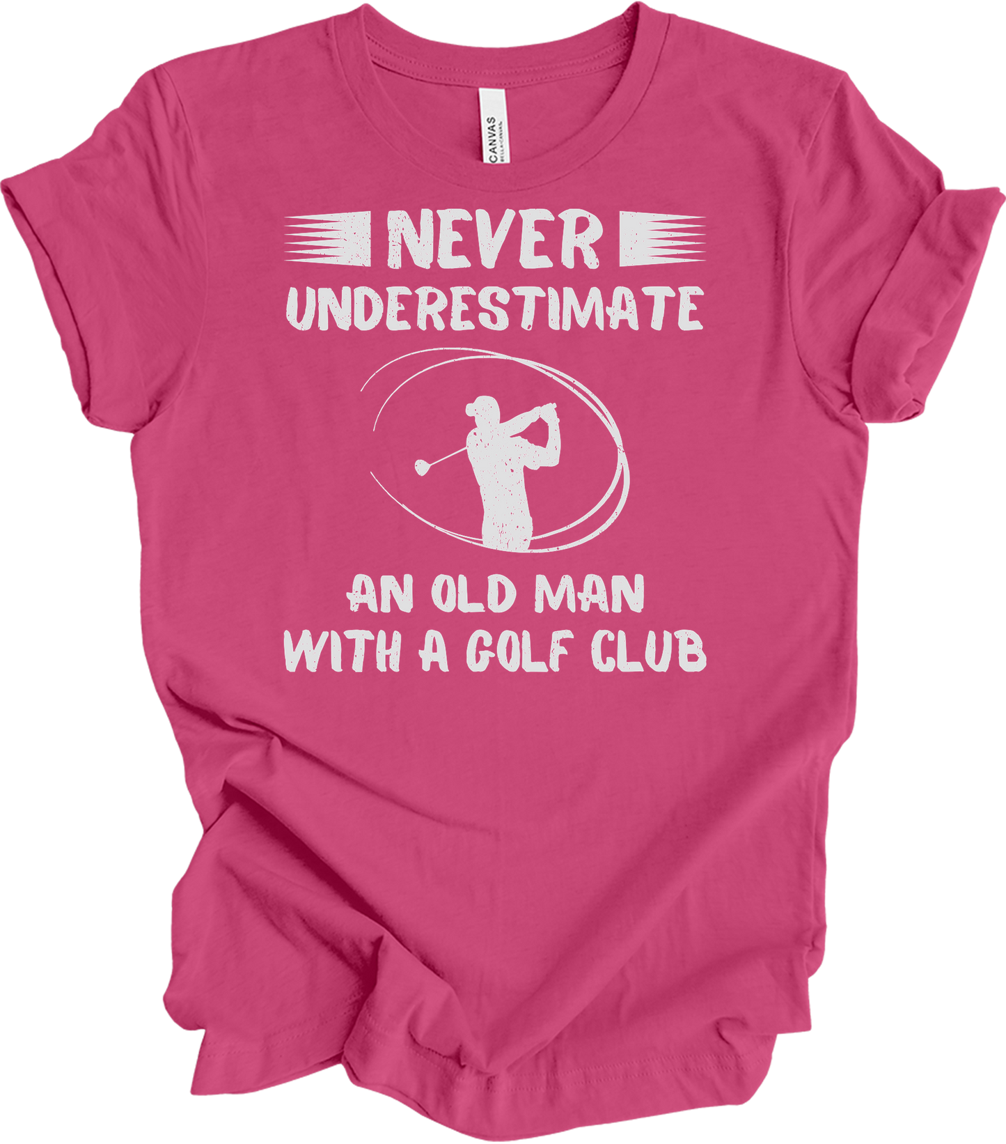 Old Man Golf Club T-Shirt in Berry
