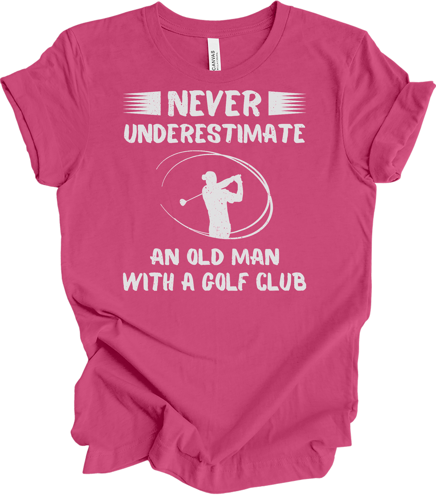 Old Man Golf Club T-Shirt in Berry