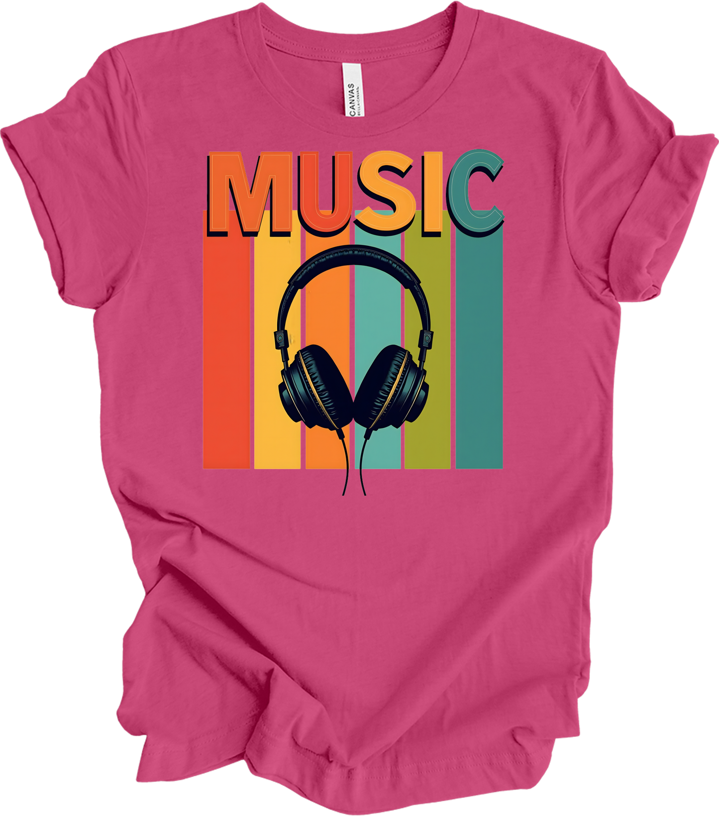 Electronic Music Lover T-Shirt in Berry