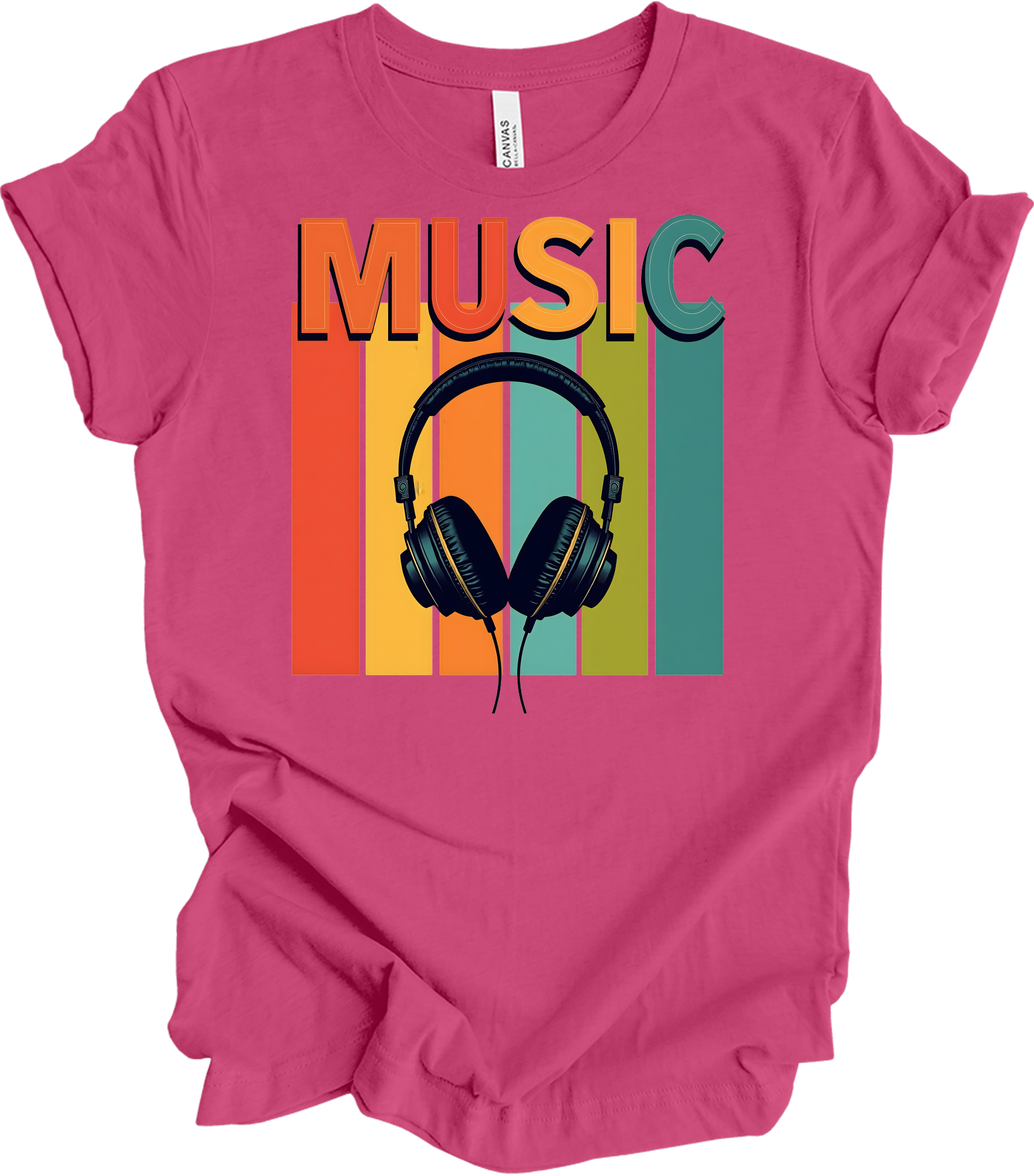 Electronic Music Lover T-Shirt in Berry