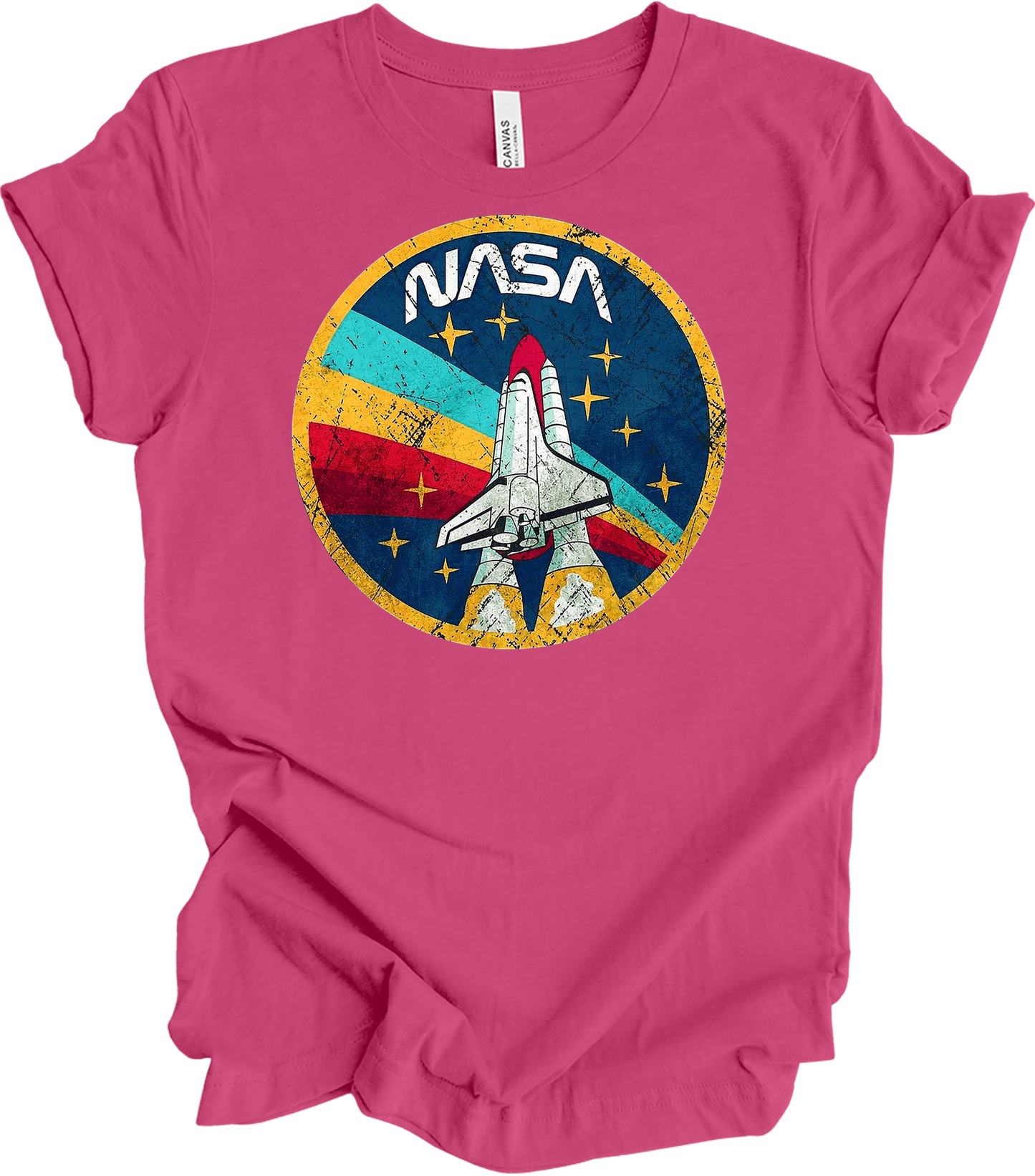 NASA Vintage Shuttle T-Shirt in Berry