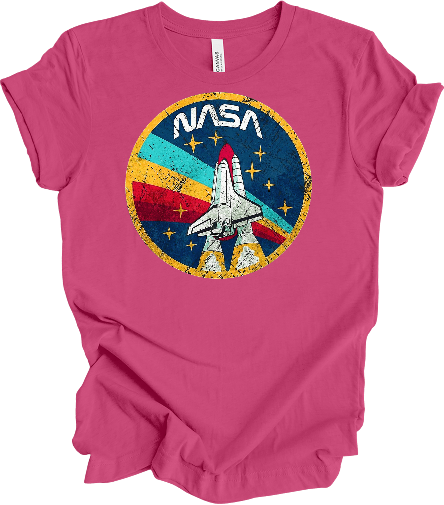 NASA Vintage Shuttle T-Shirt in Berry