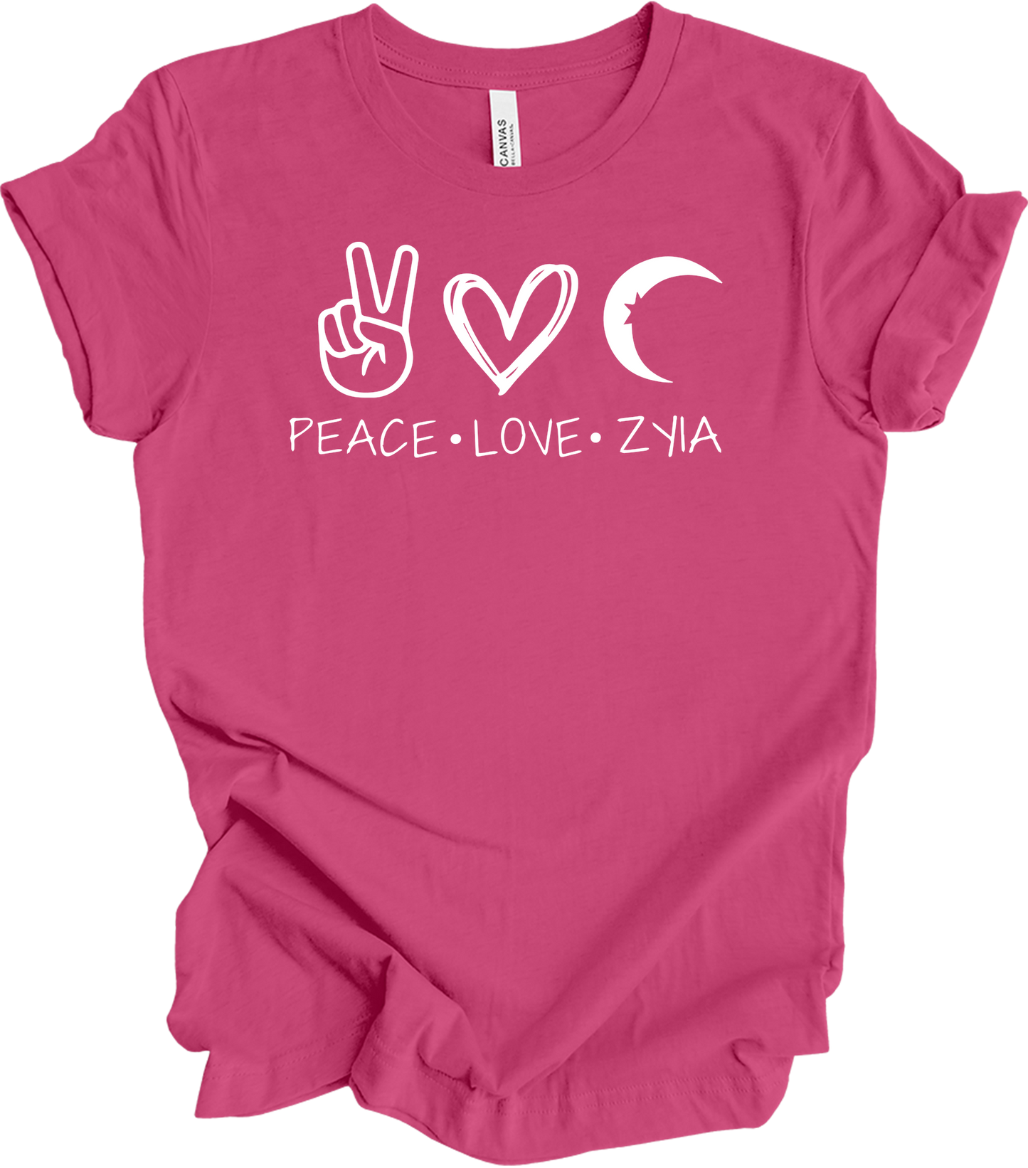 Peace Love Zyia Representative Independent Active Rep T-Shirt in Berry